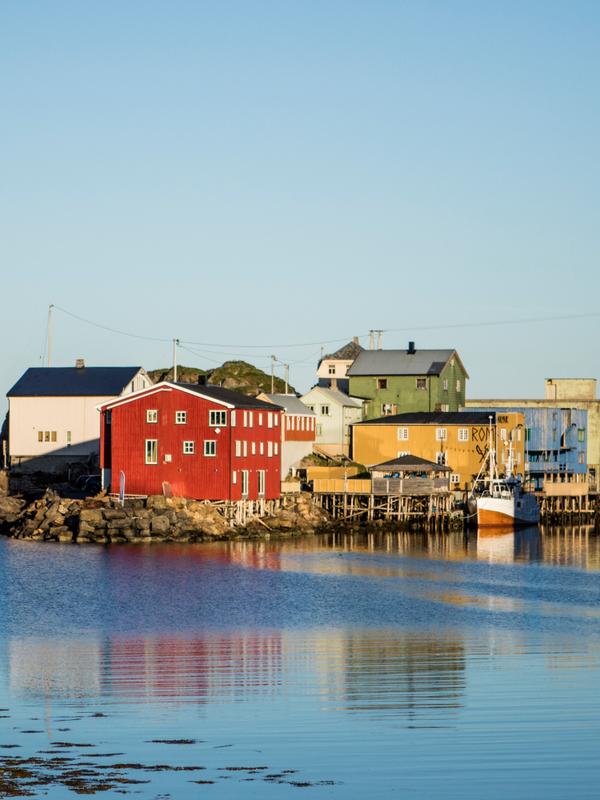 The fishing village Nyksund in Vesterålen in Northern Norway