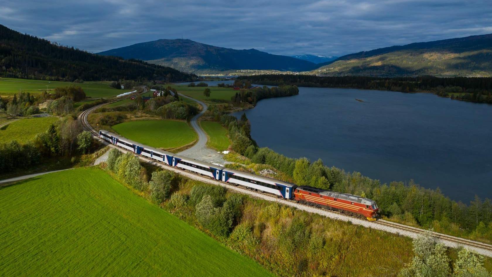 The Nordland railway train