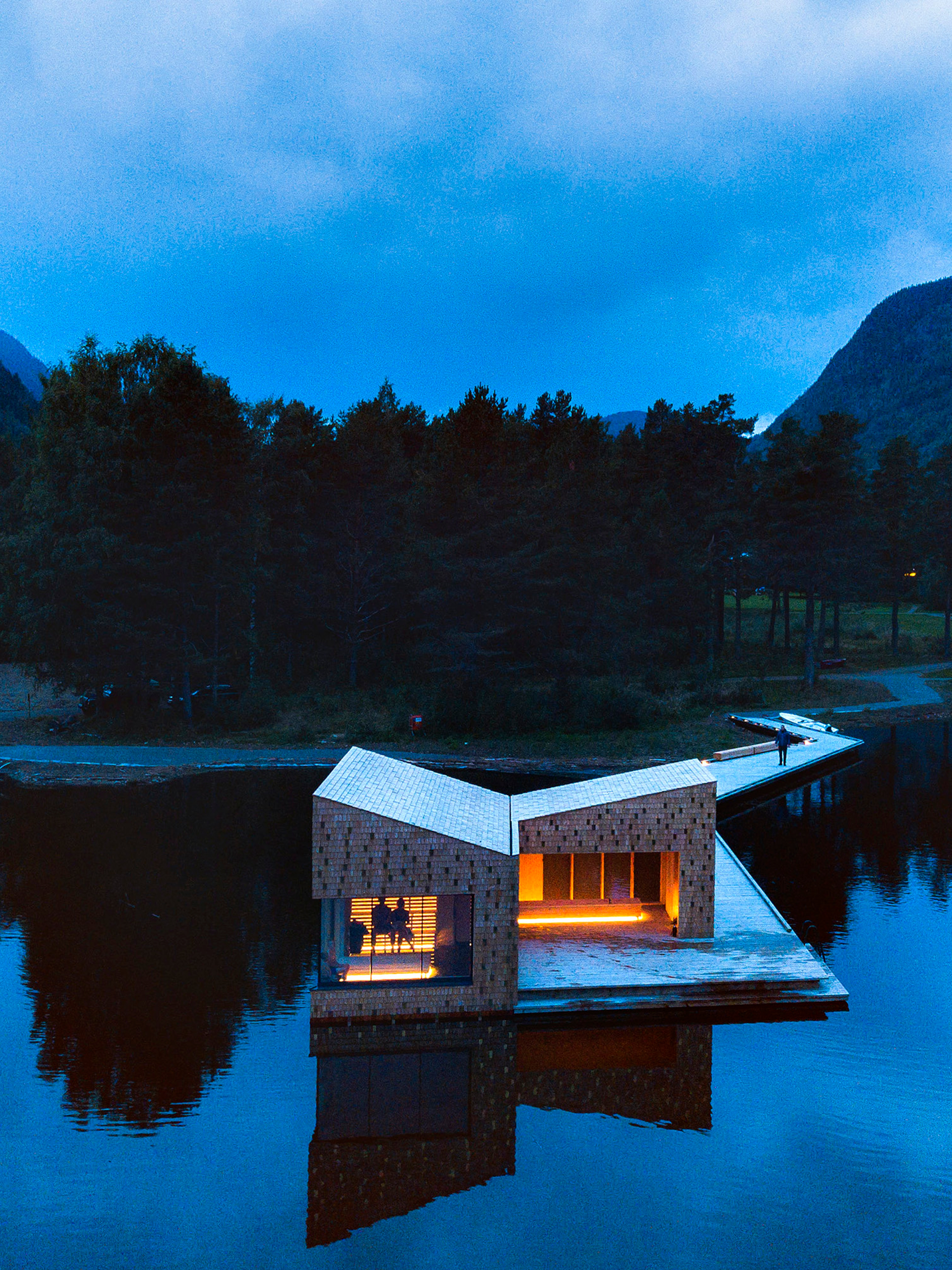 Die Soria Moria Sauna in der Telemark, Ostnorwegen