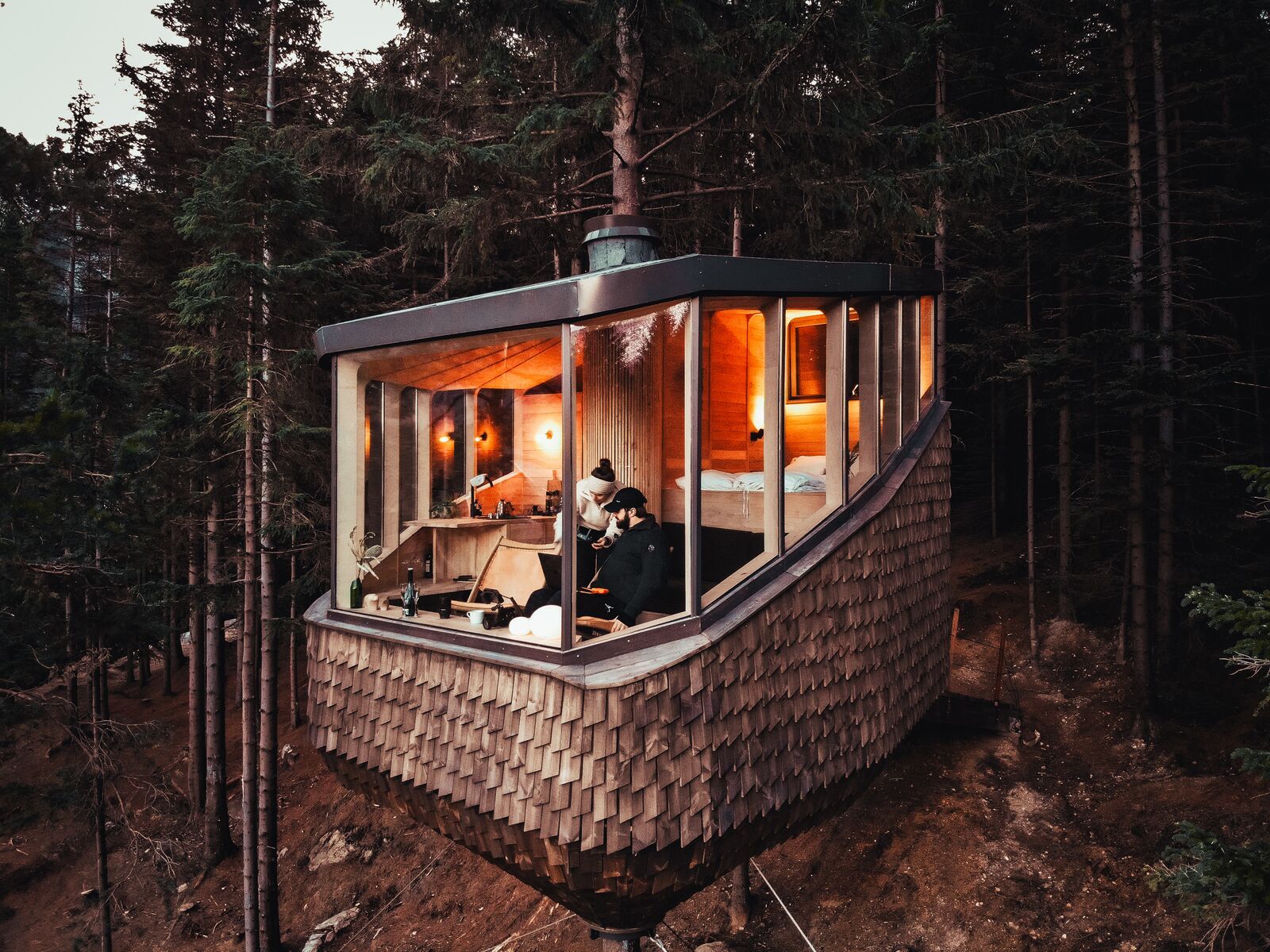 Woodnest tree top hut, Hardanger