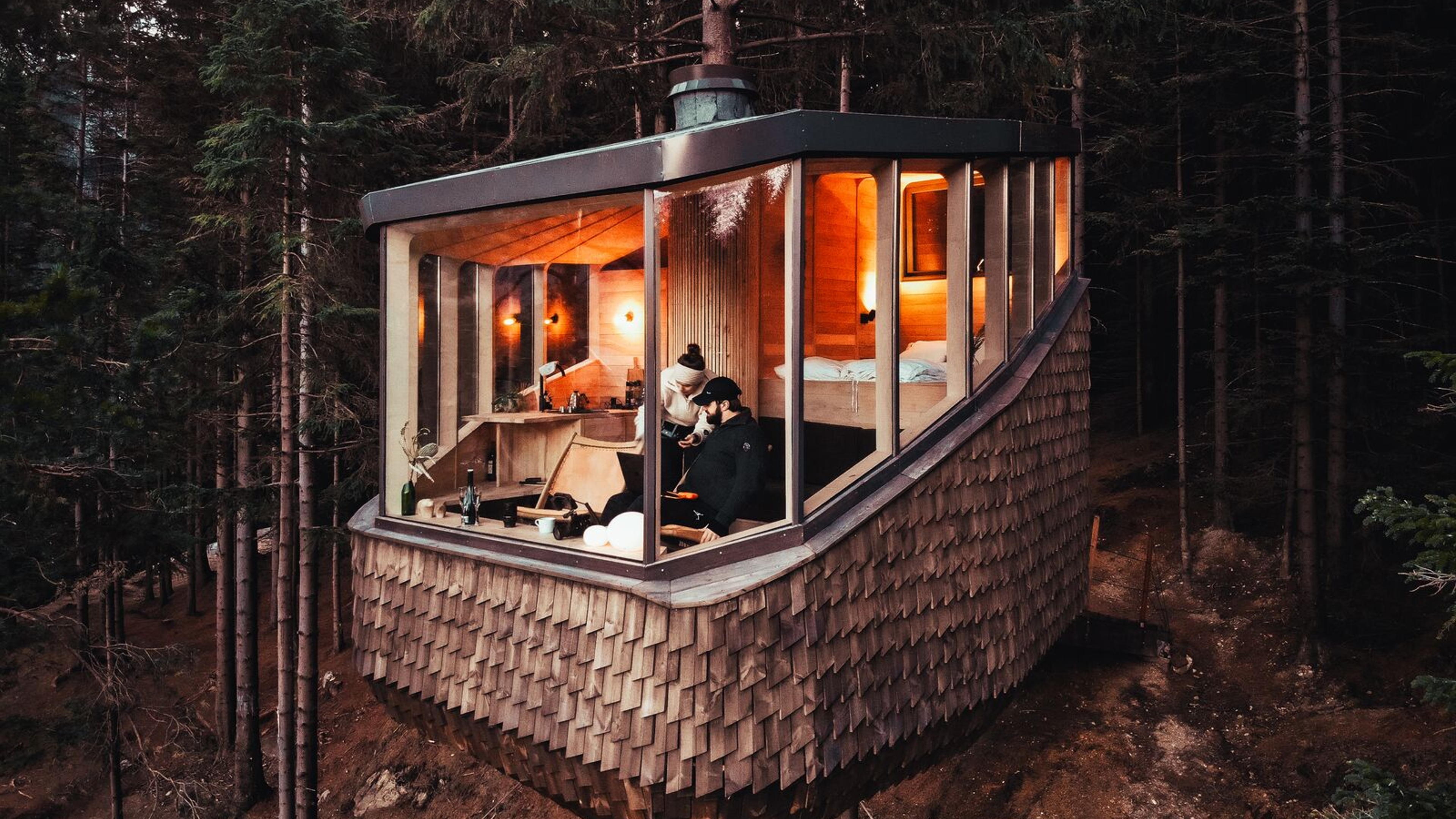 Woodnest tree top hut, Hardanger