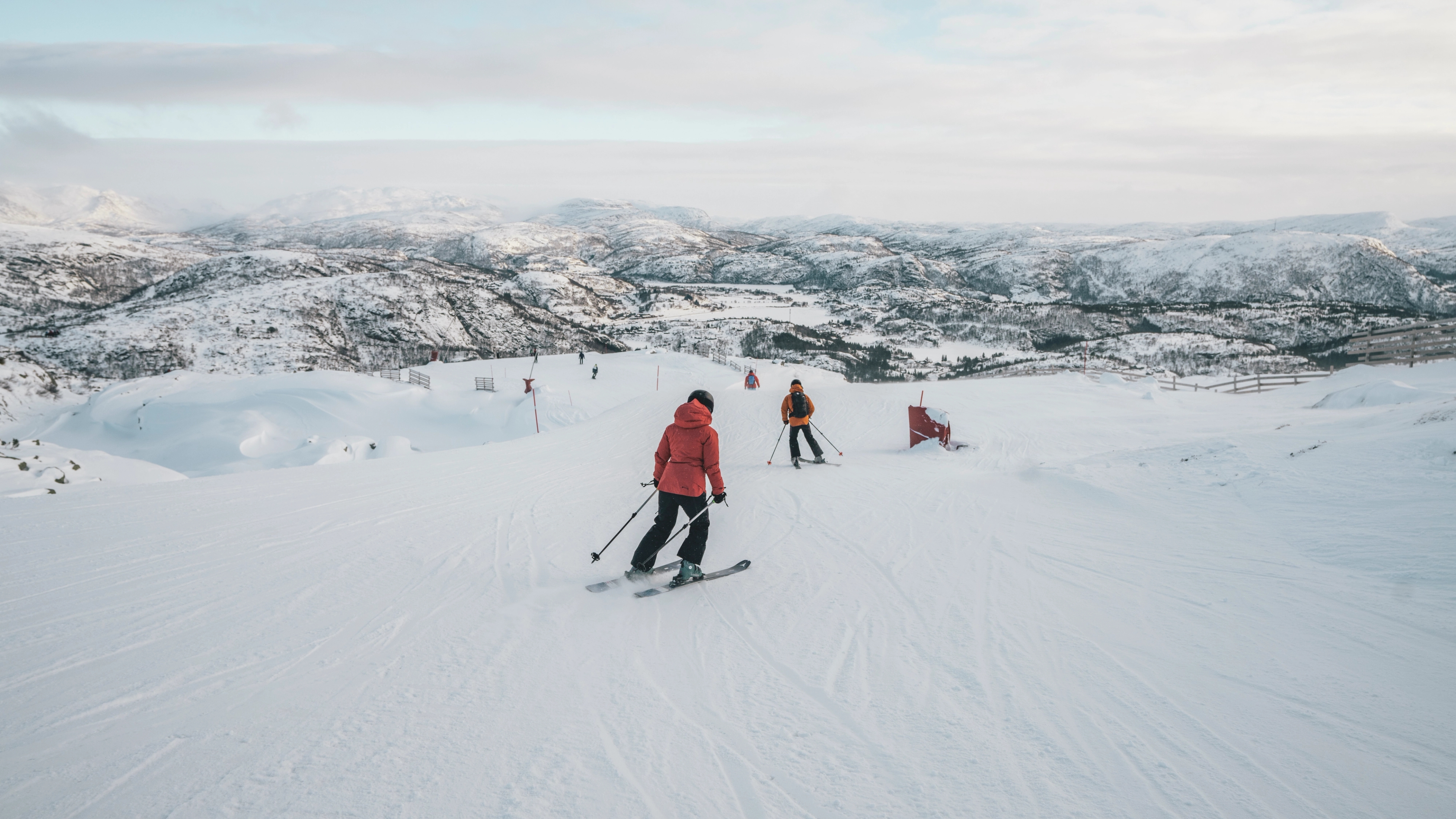 Alpine skiing in Hovden