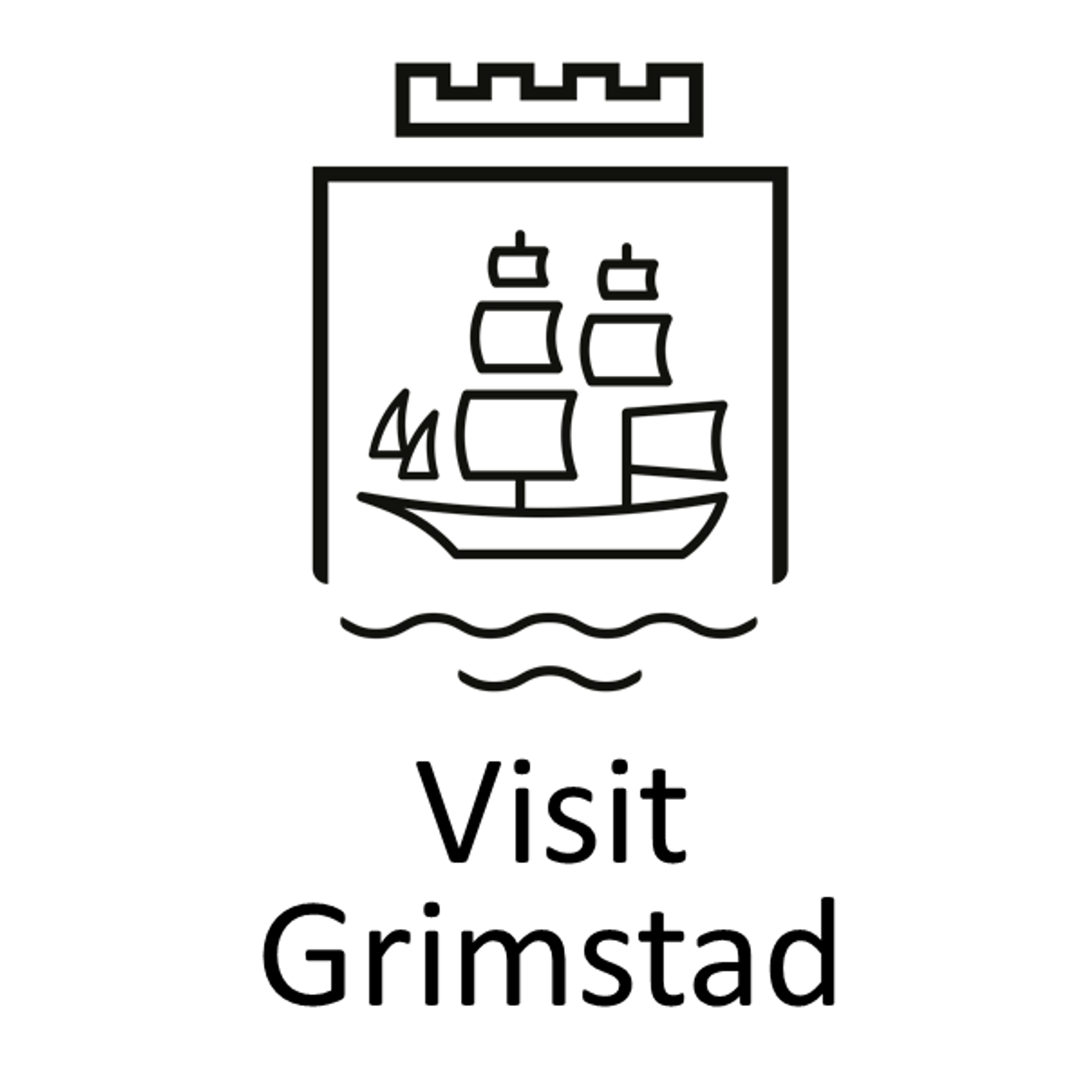 Visit Grimstad logo.