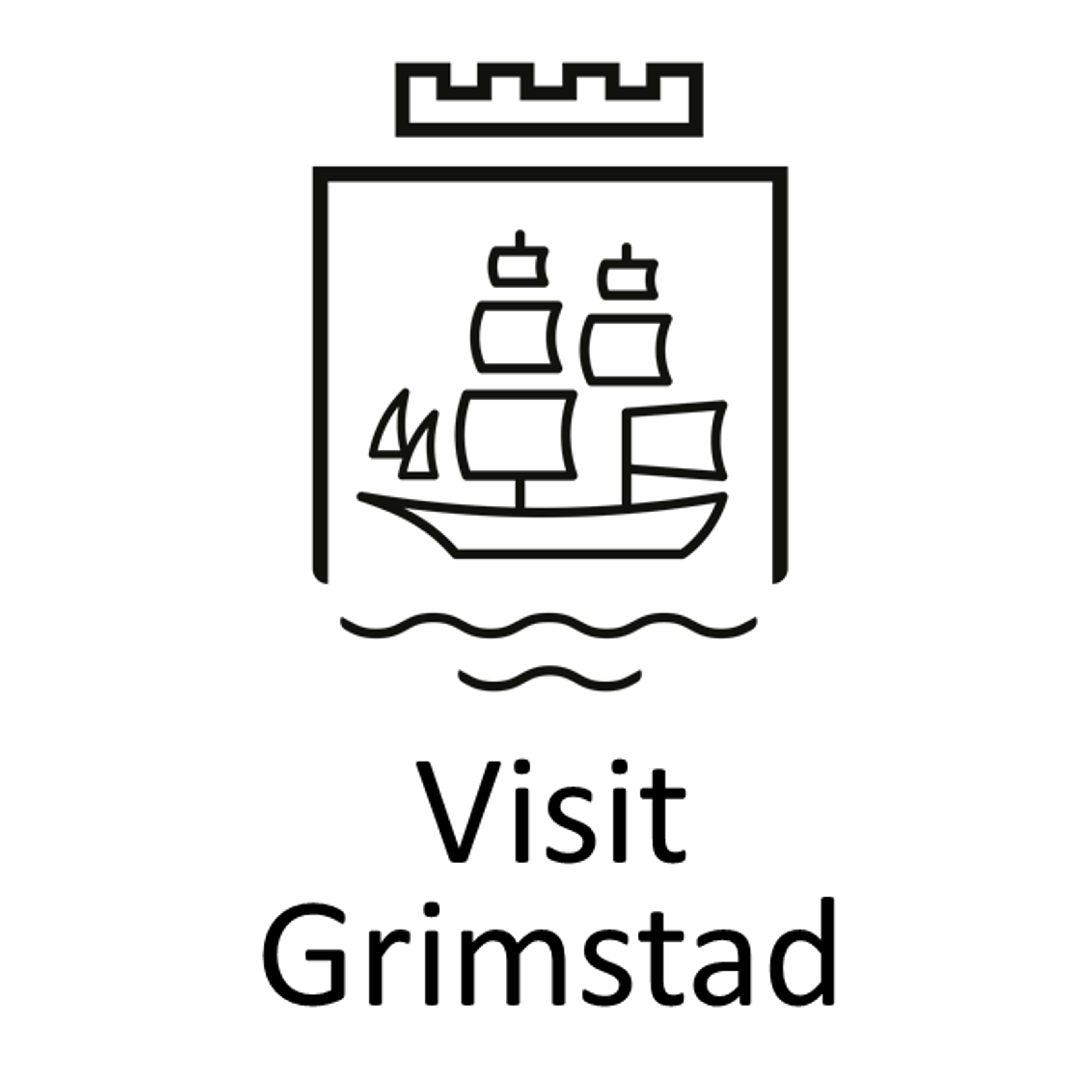 Visit Grimstad logo.