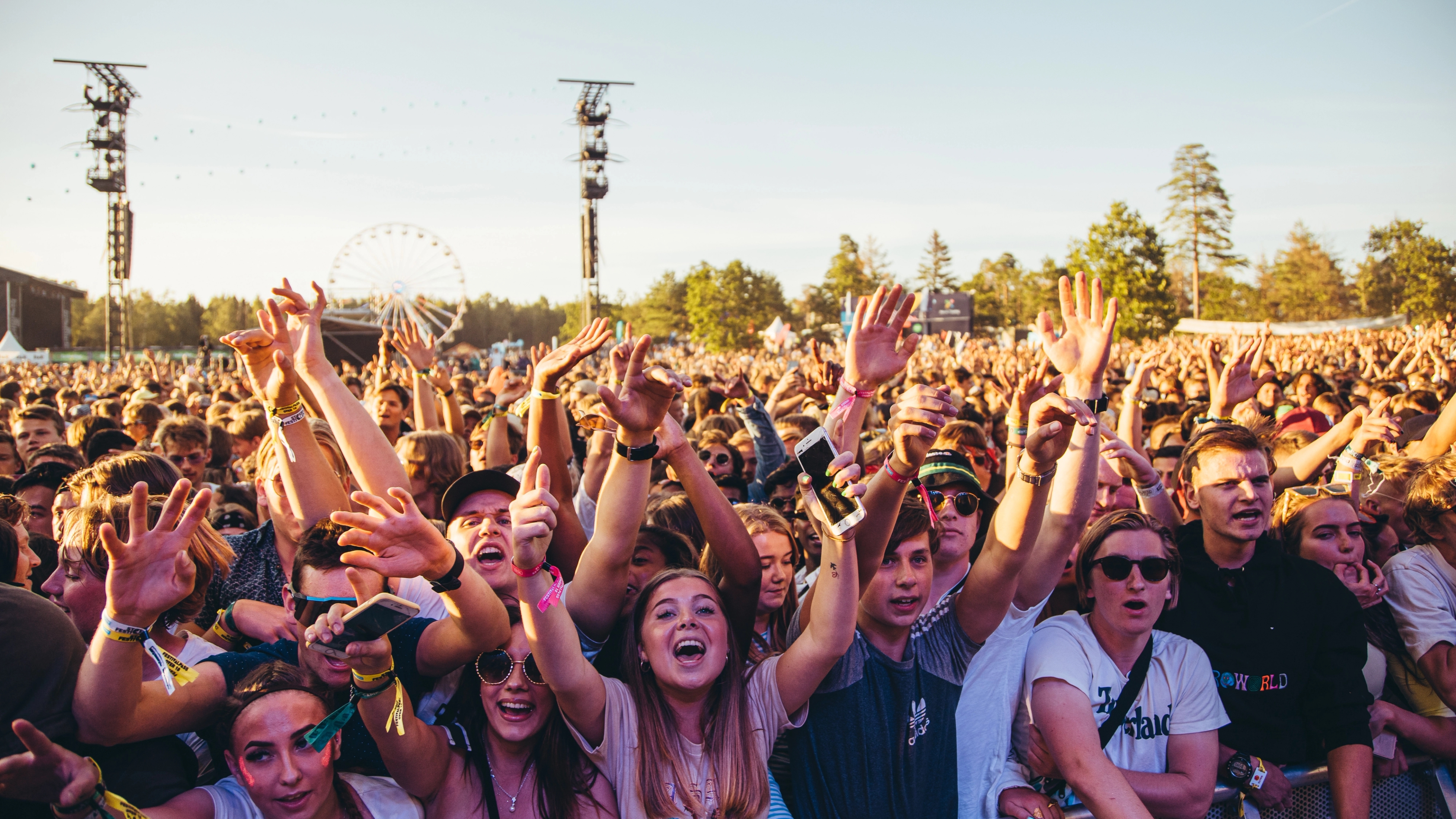 Crowded concert during the Stavernfestivalen in Larvik