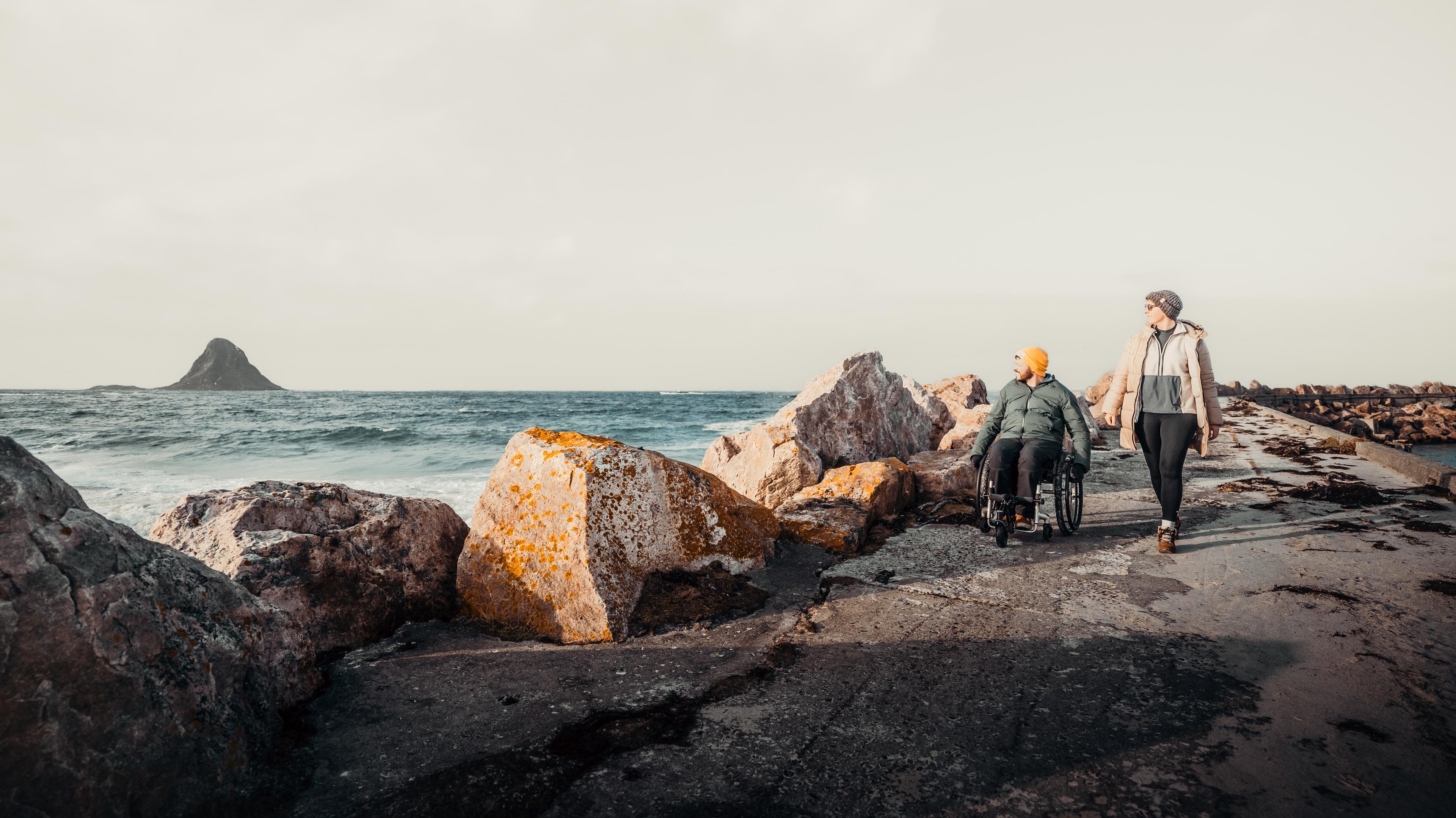 Myriam and Pierre Cabon in Andøya, Northern Norway