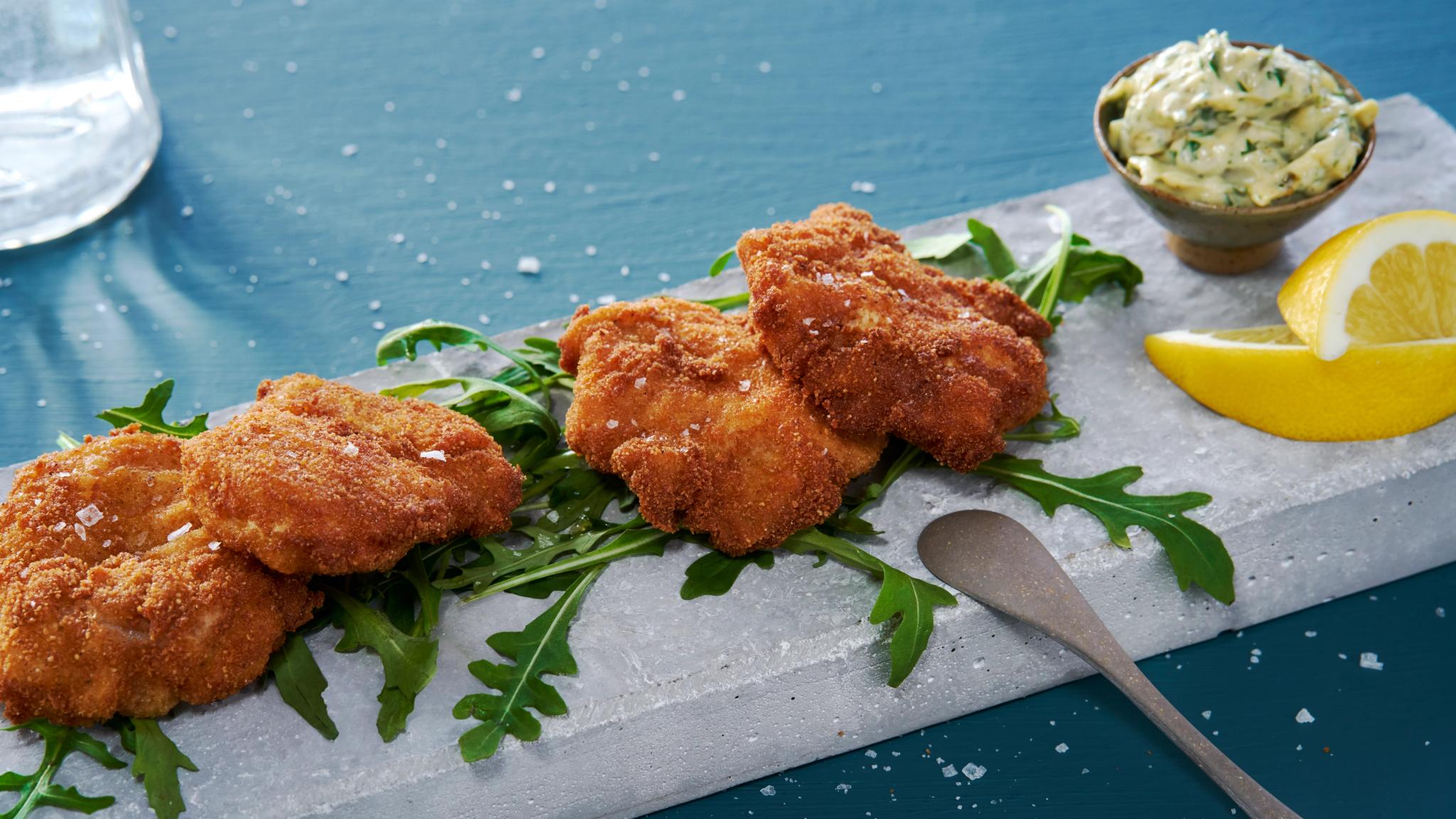 A plate of fried cod tongues in Norway