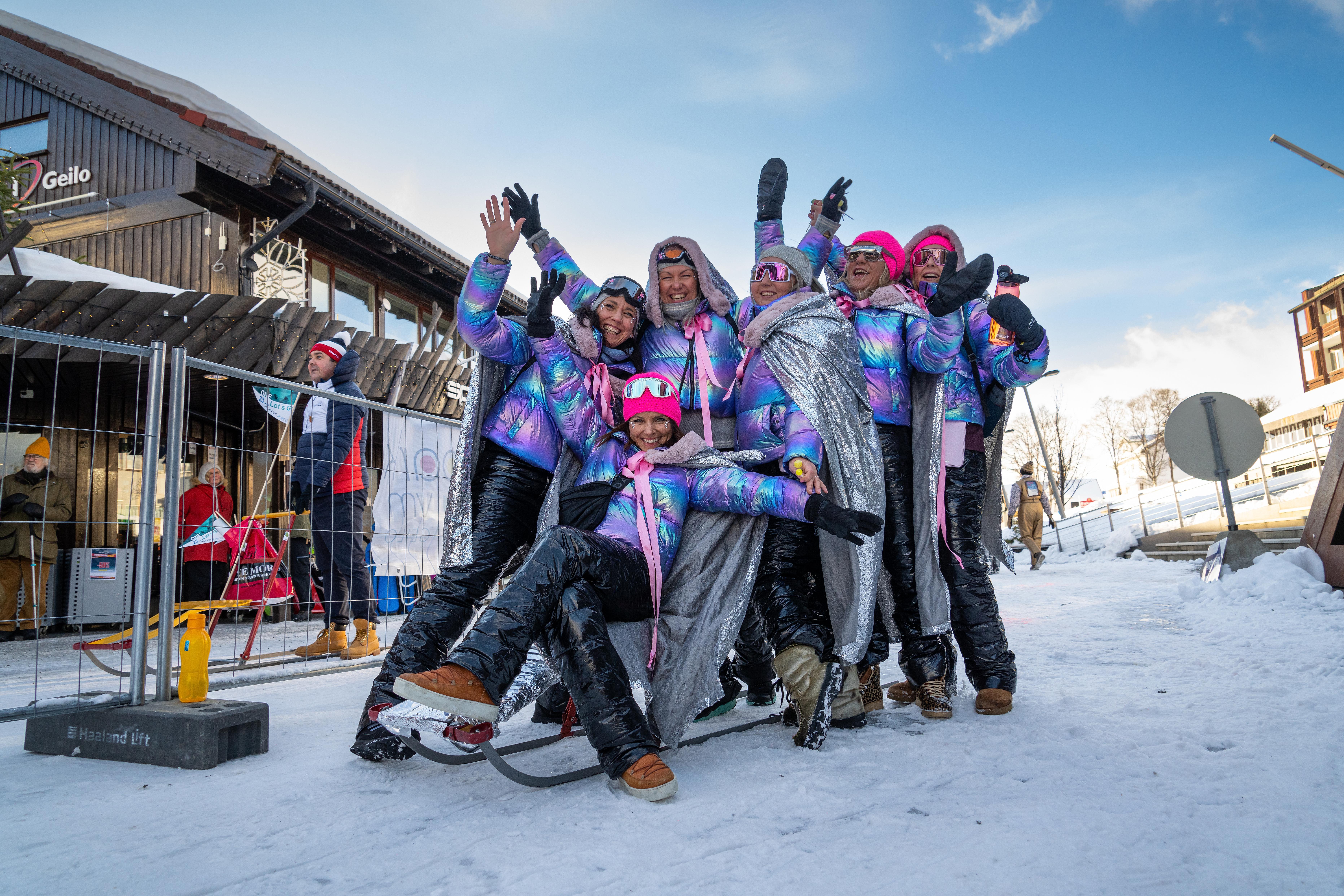 A group of people attending the Spark VM in Geilo.