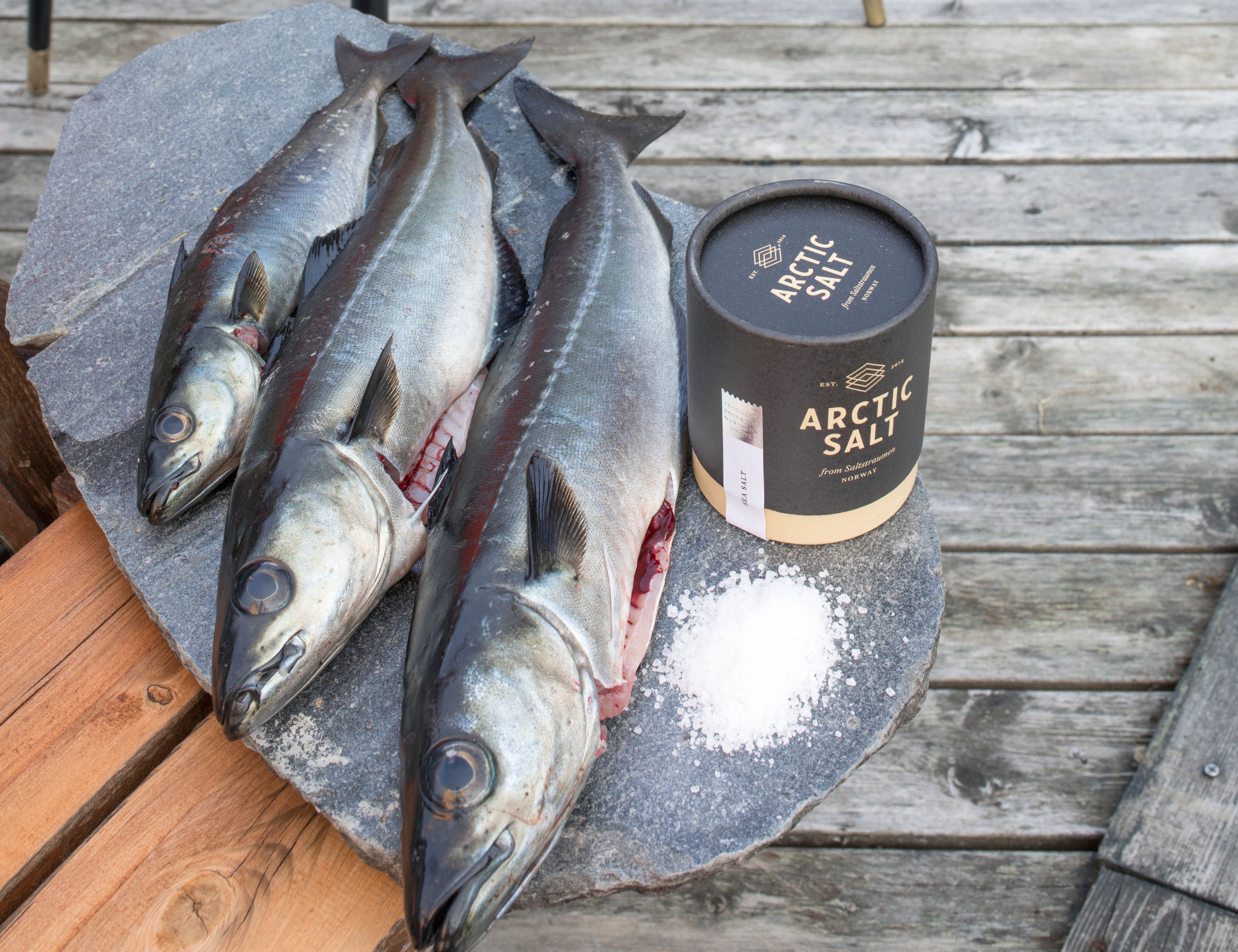 Fish and salt from Arctic Salt.