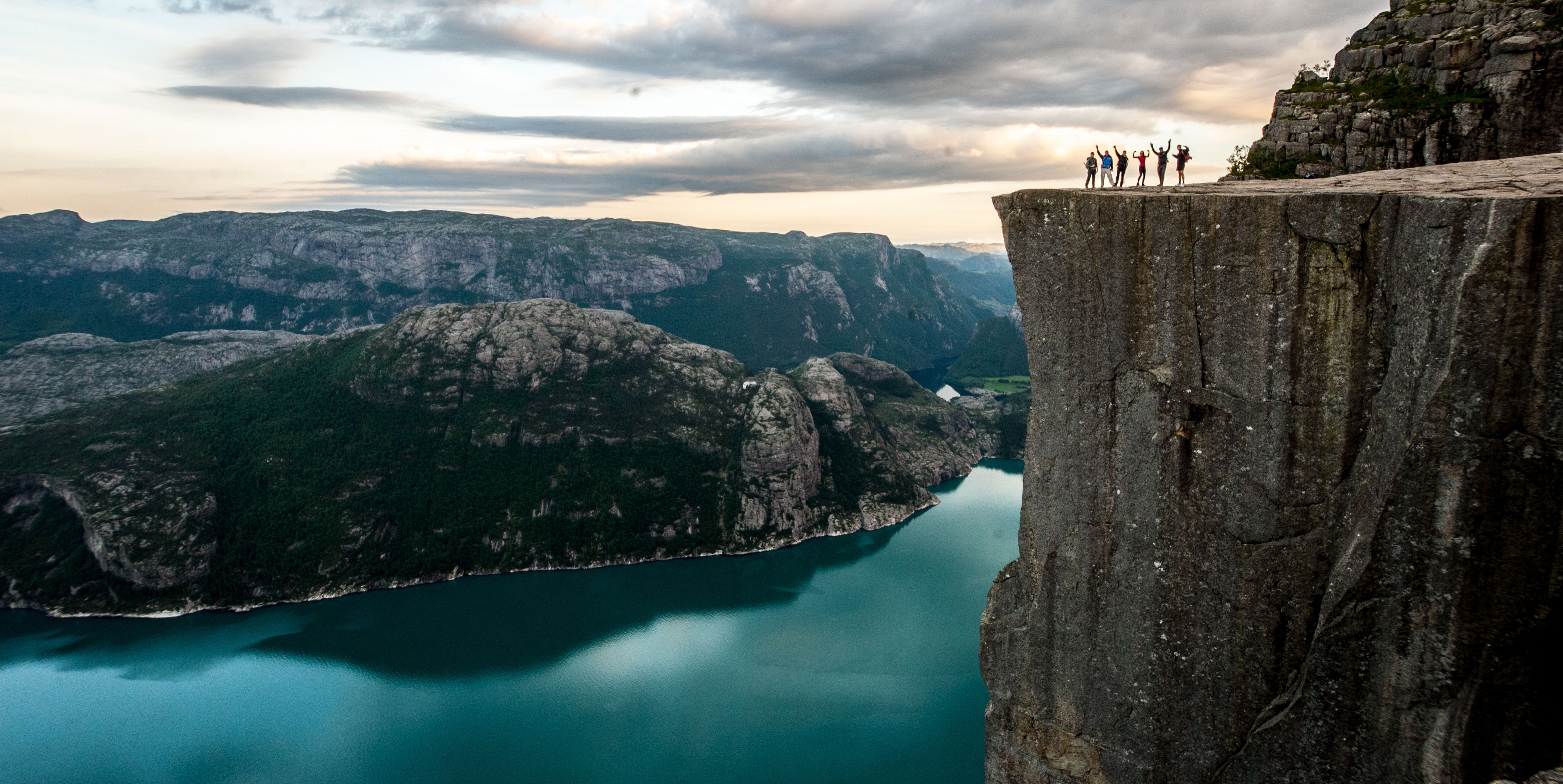 The Pulpit Rock and Lysefjorden in Fjord Norway