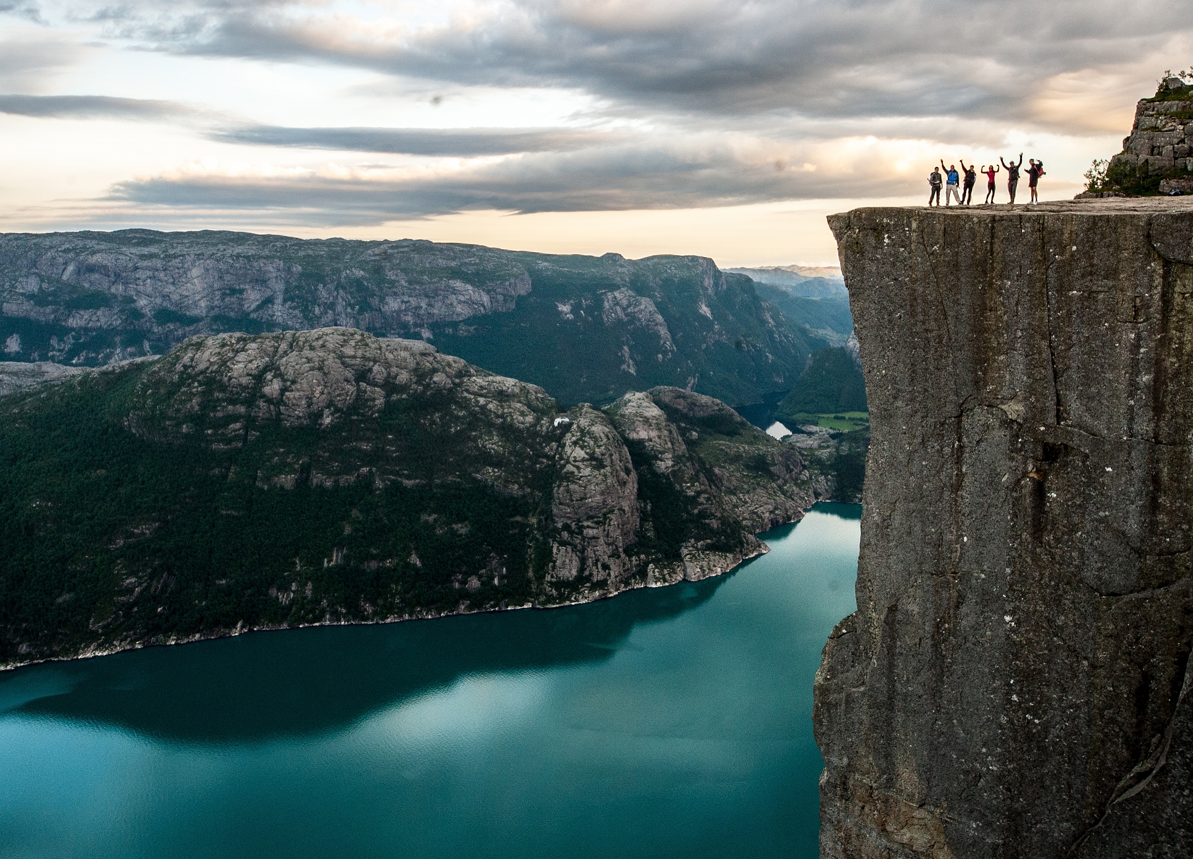 The Pulpit Rock and Lysefjorden in Fjord Norway