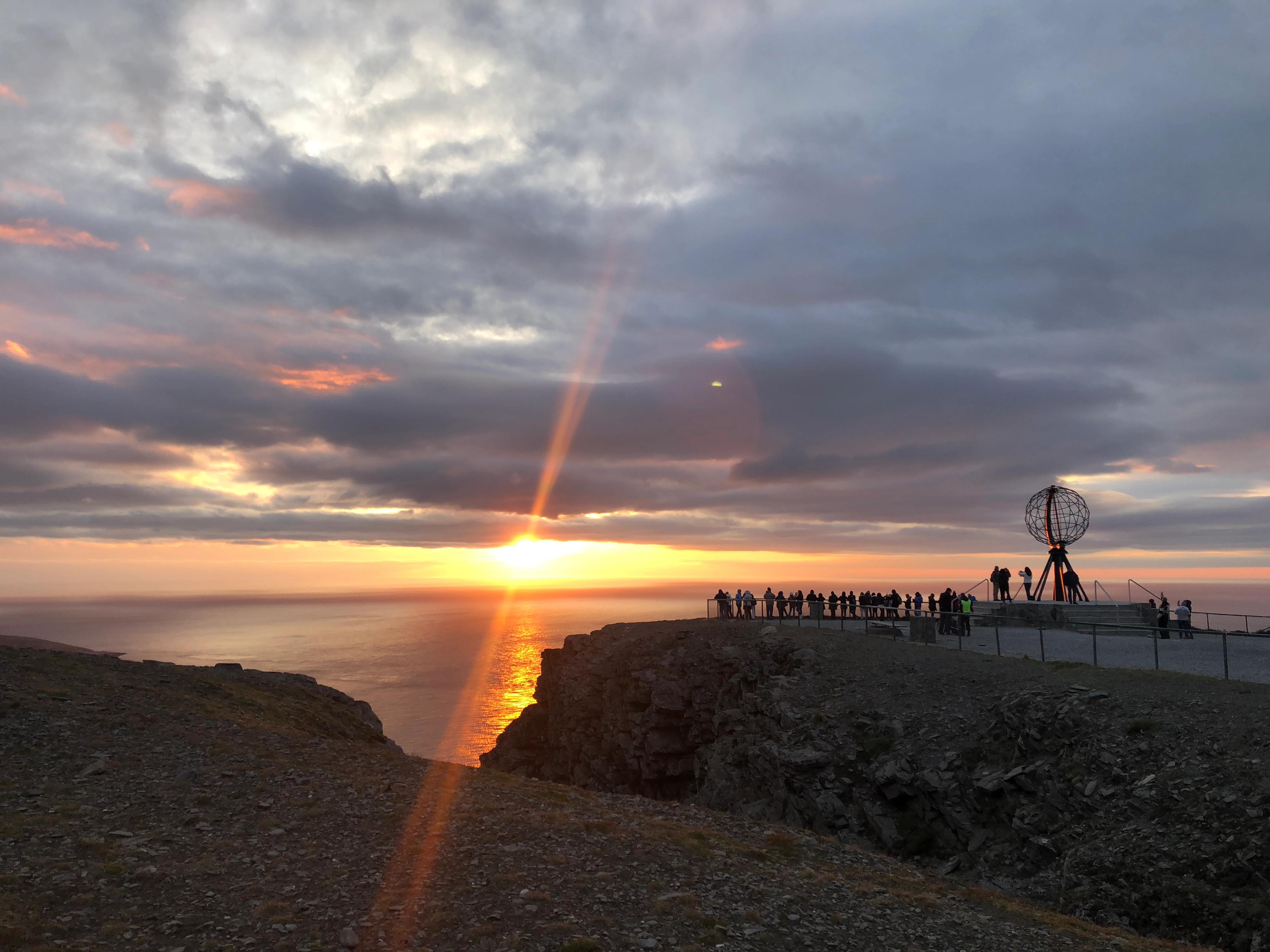 The North Cape plateau in Northern Norway, in November