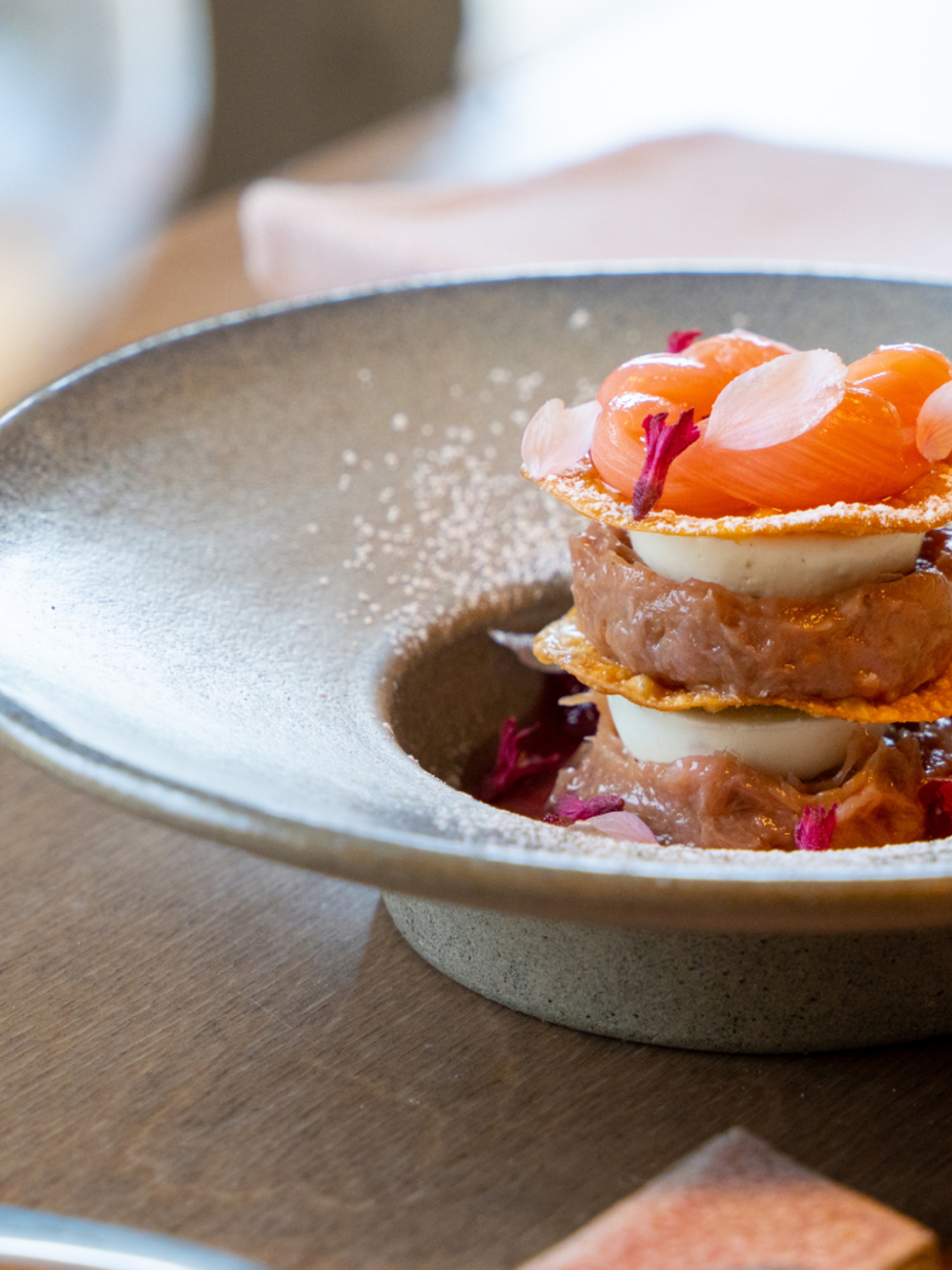 Food from restaurant Tango in Stavanger, Fjord Norway.