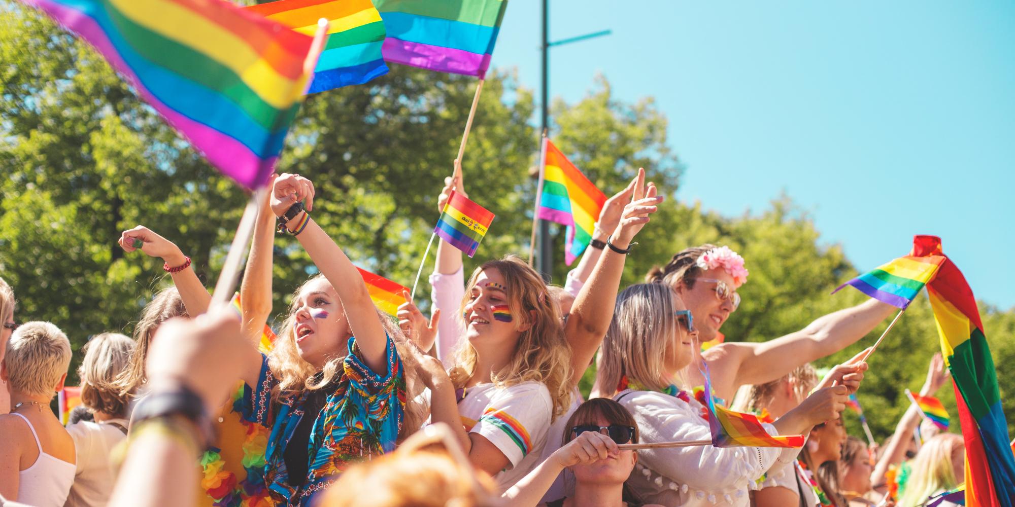 Parade under Oslo Pride in 2018