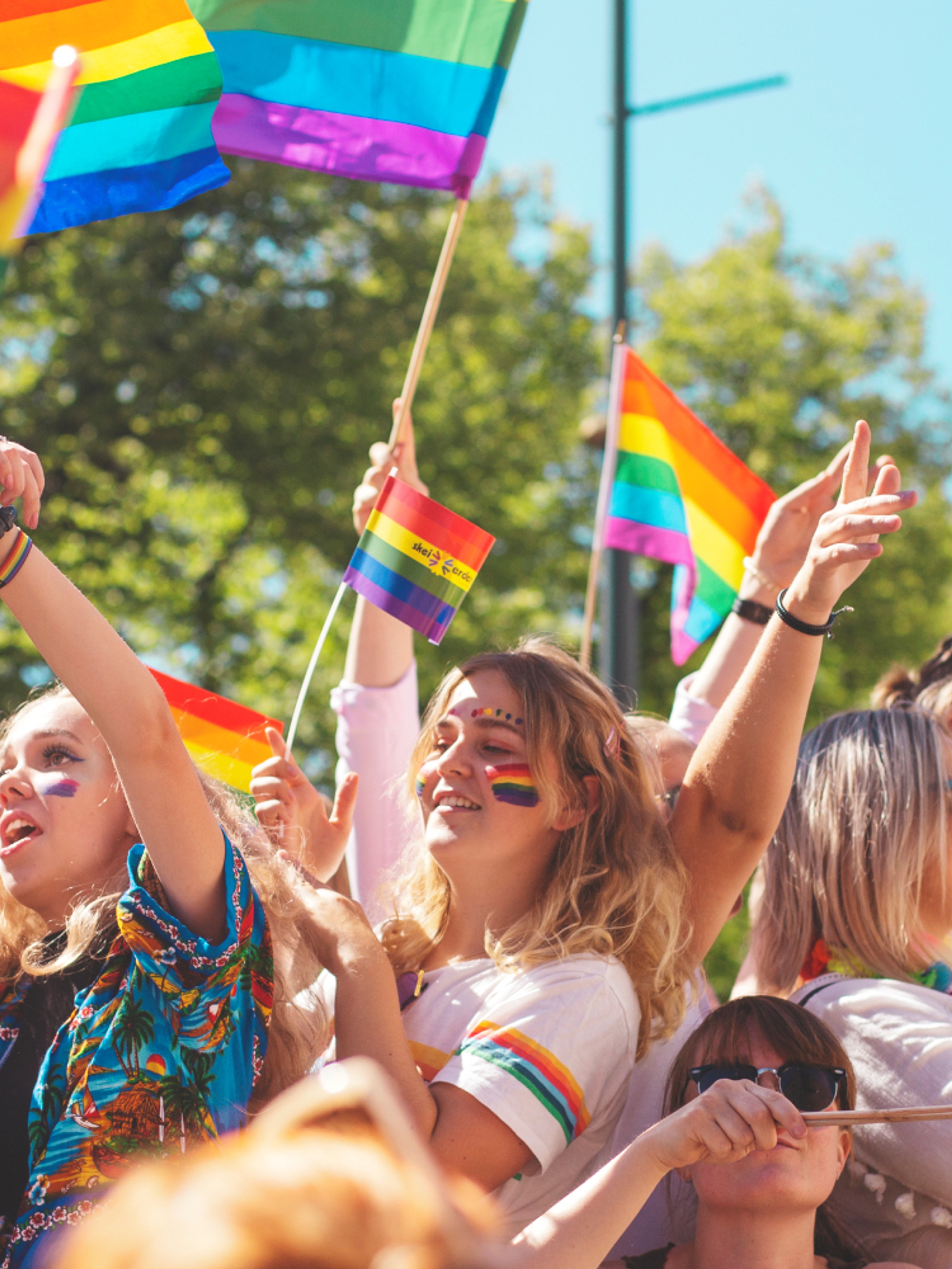 Parade under Oslo Pride in 2018