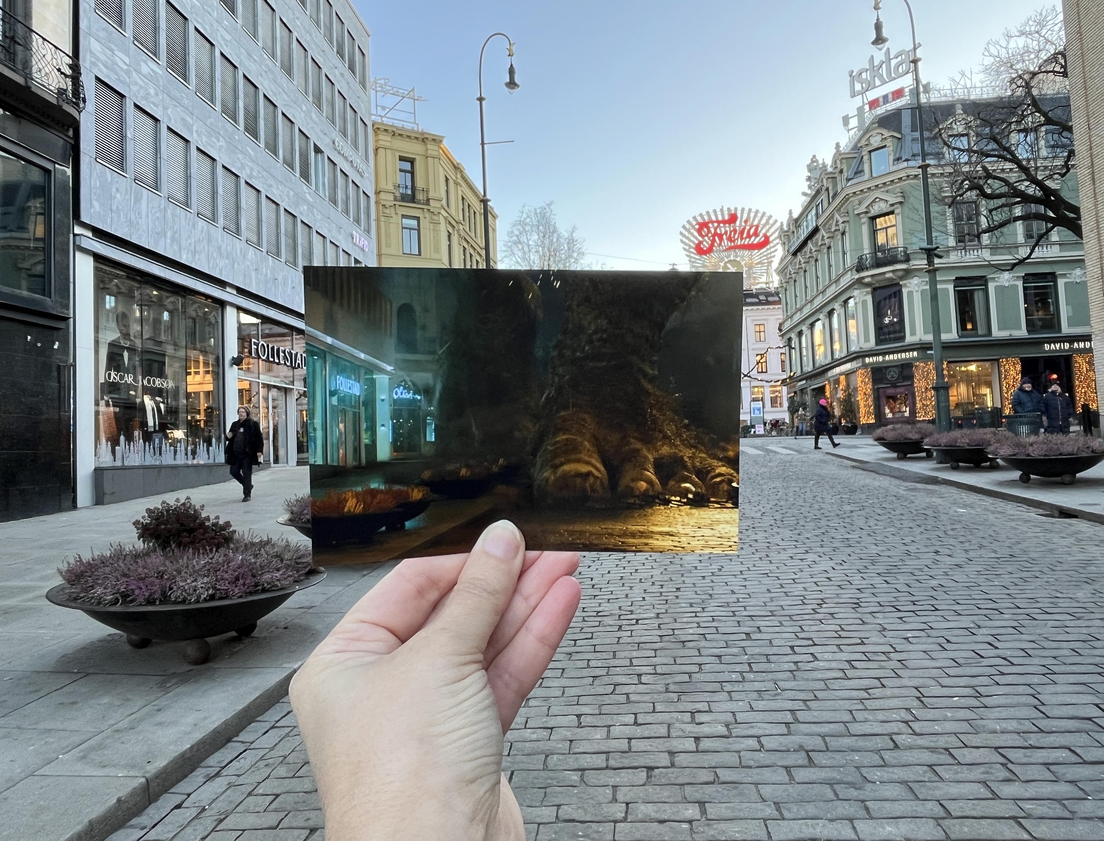 Scenes from Troll 1 in Karl Johan, Oslo