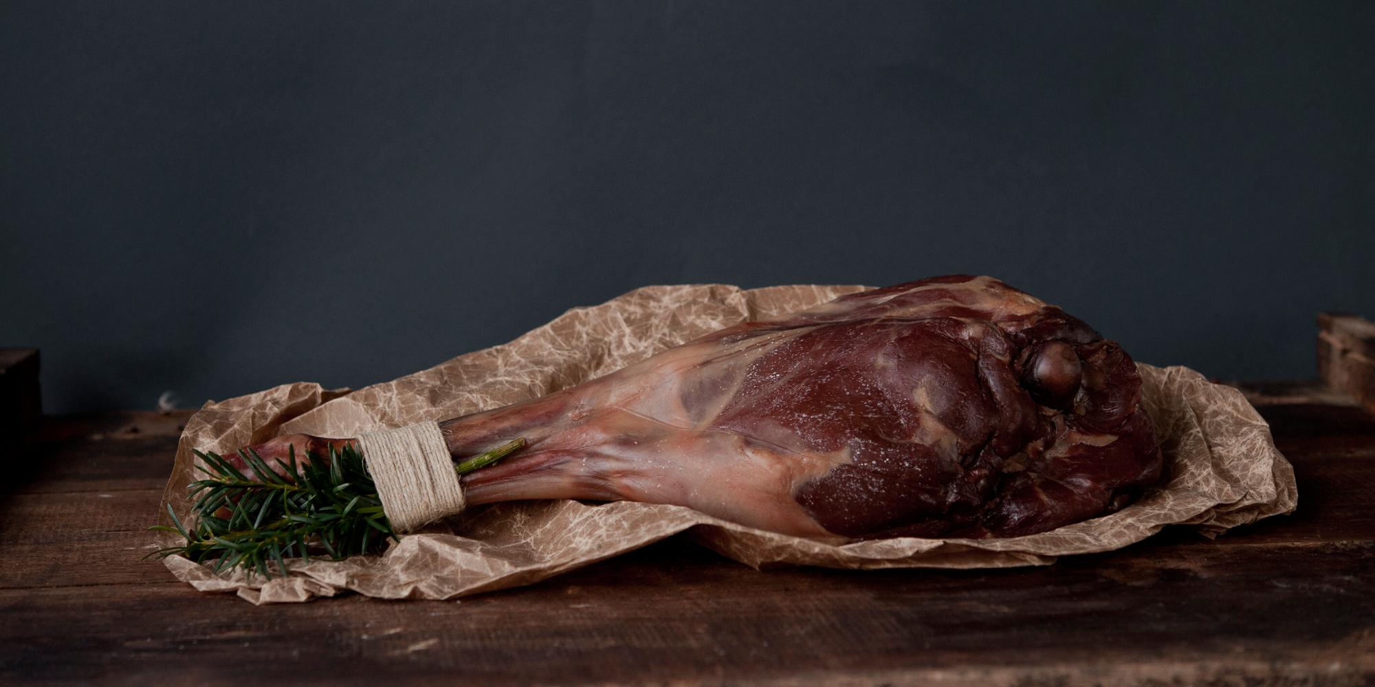 Salted and dried leg of lam - Fenalår