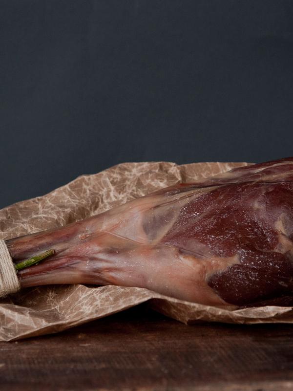 Salted and dried leg of lam - Fenalår