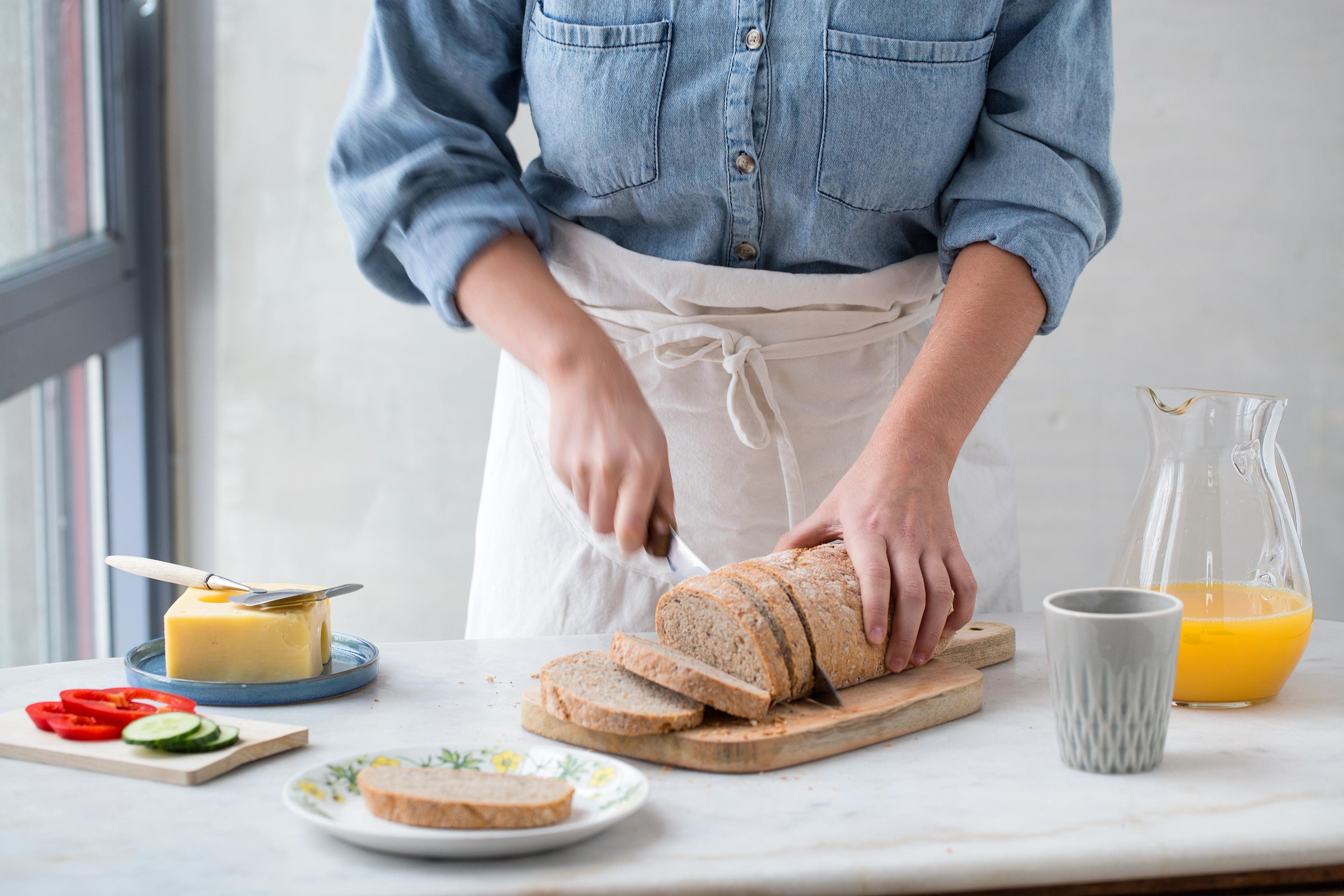 A person making breakfast the Norwegian way