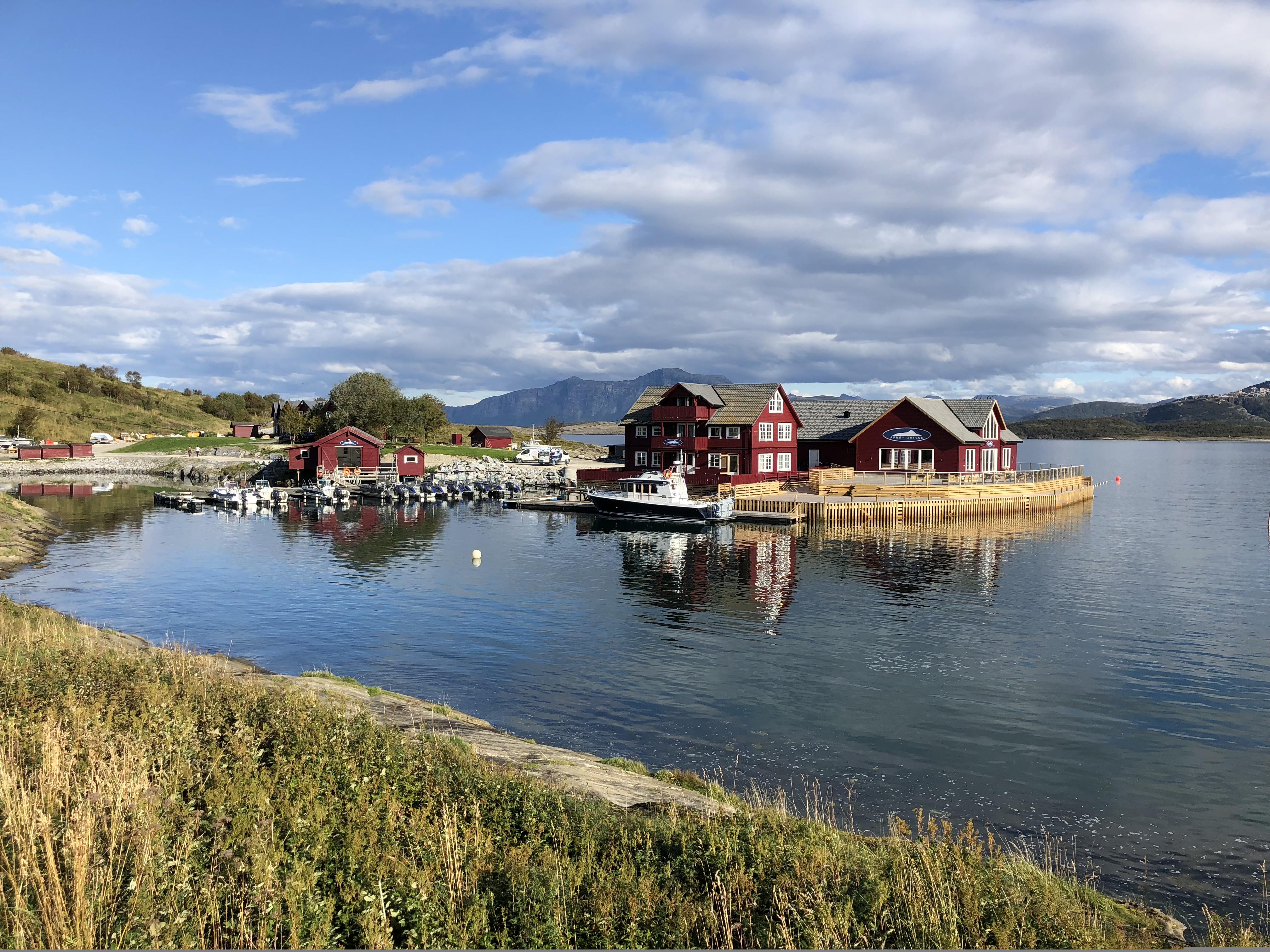 Arnøy Brygge in Helgeland in Northern Norway