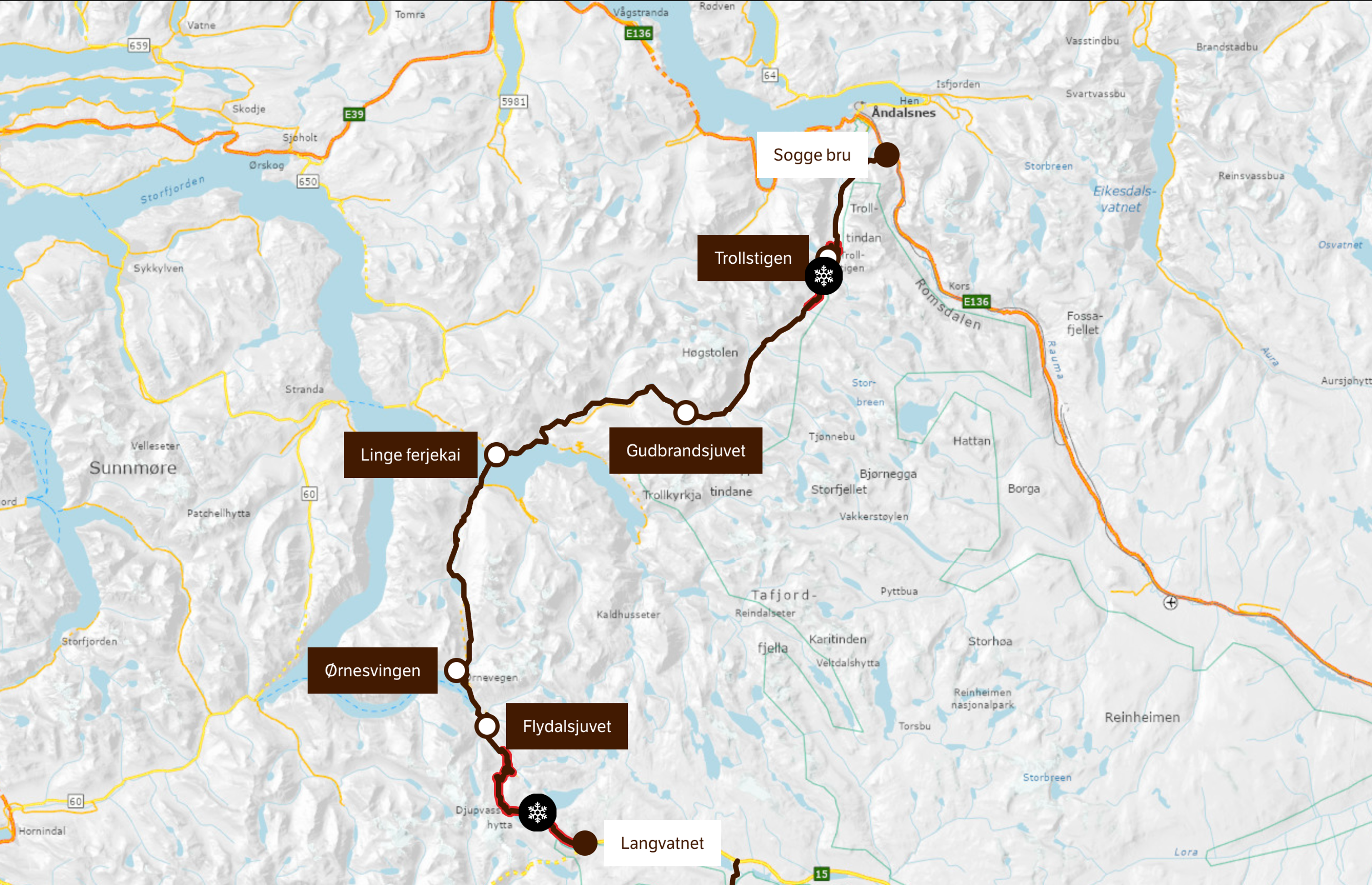 Scenic Route Geiranger-Trollstigen