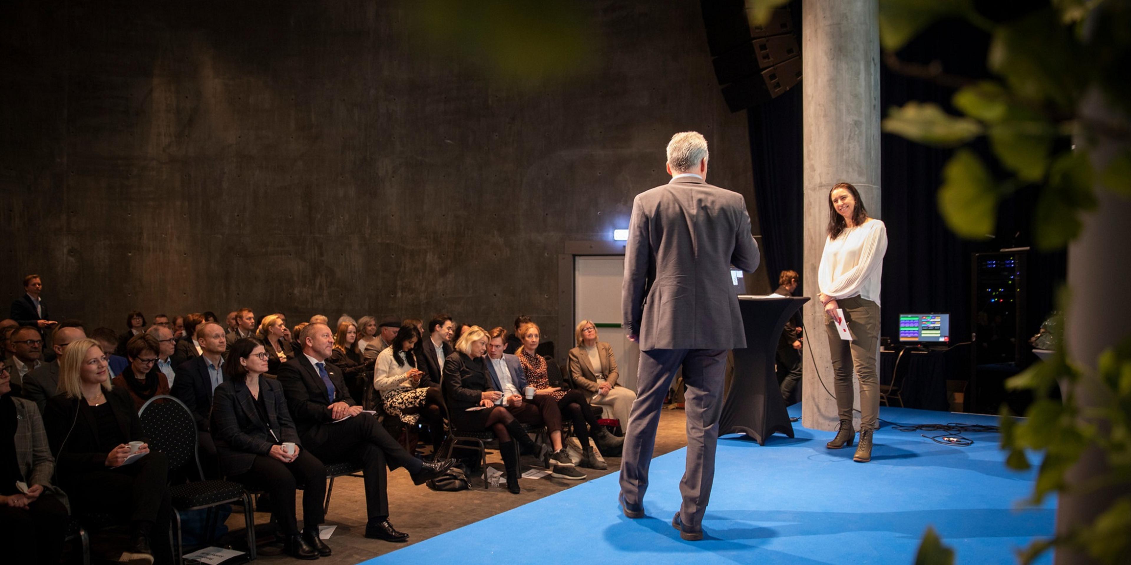 Award ceremony at Klyngetildeling in the Gamle Museum in Oslo, Norway
