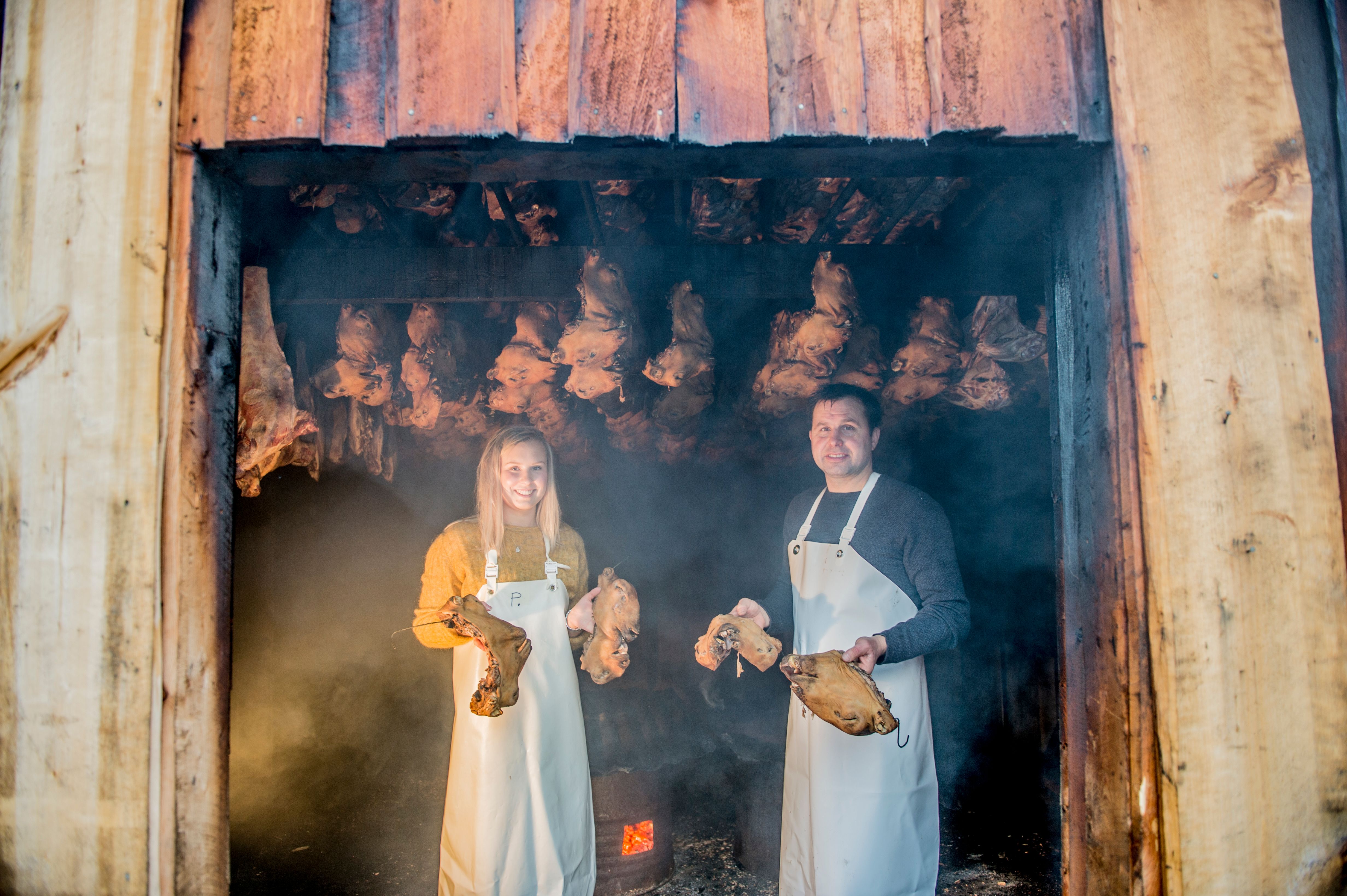 Weird and wonderful food in Norway include sheep heads from Smalahovetunet in Voss, Fjord Norway