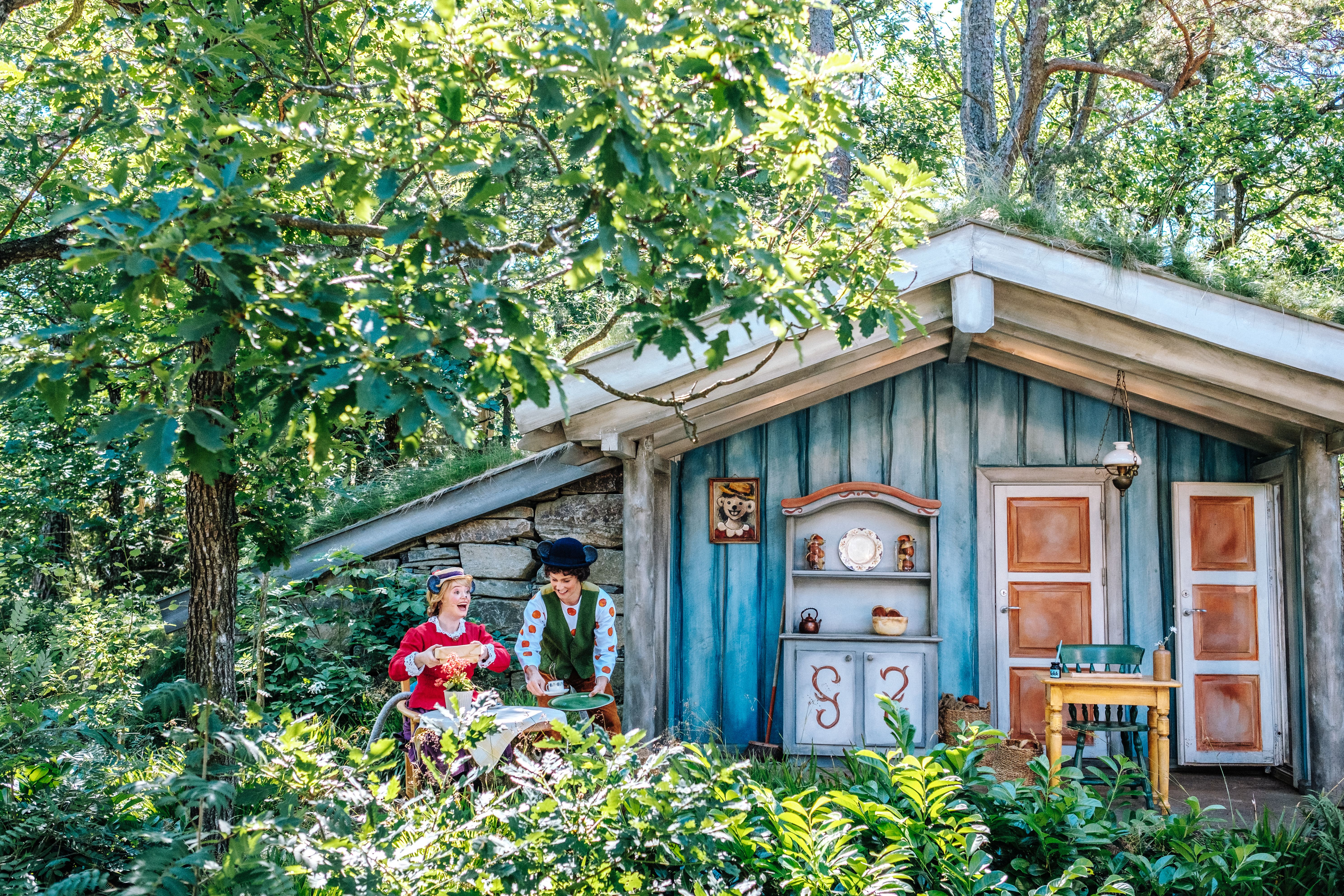 Hakkebakkeskogen i Dyreparken i Kristiansand på Sørlandet