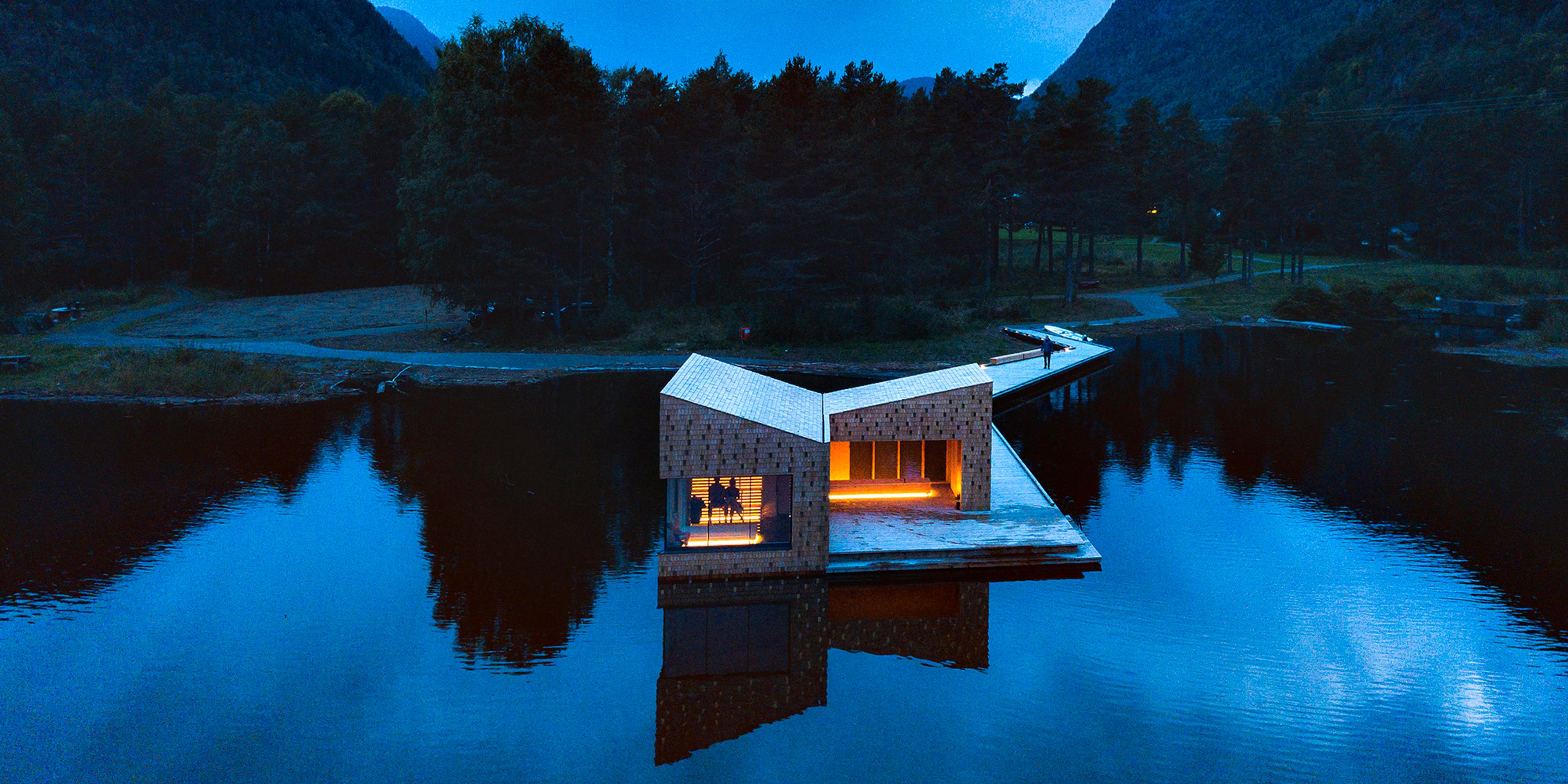 The Soria Moria Sauna in Telemark, Eastern Norway