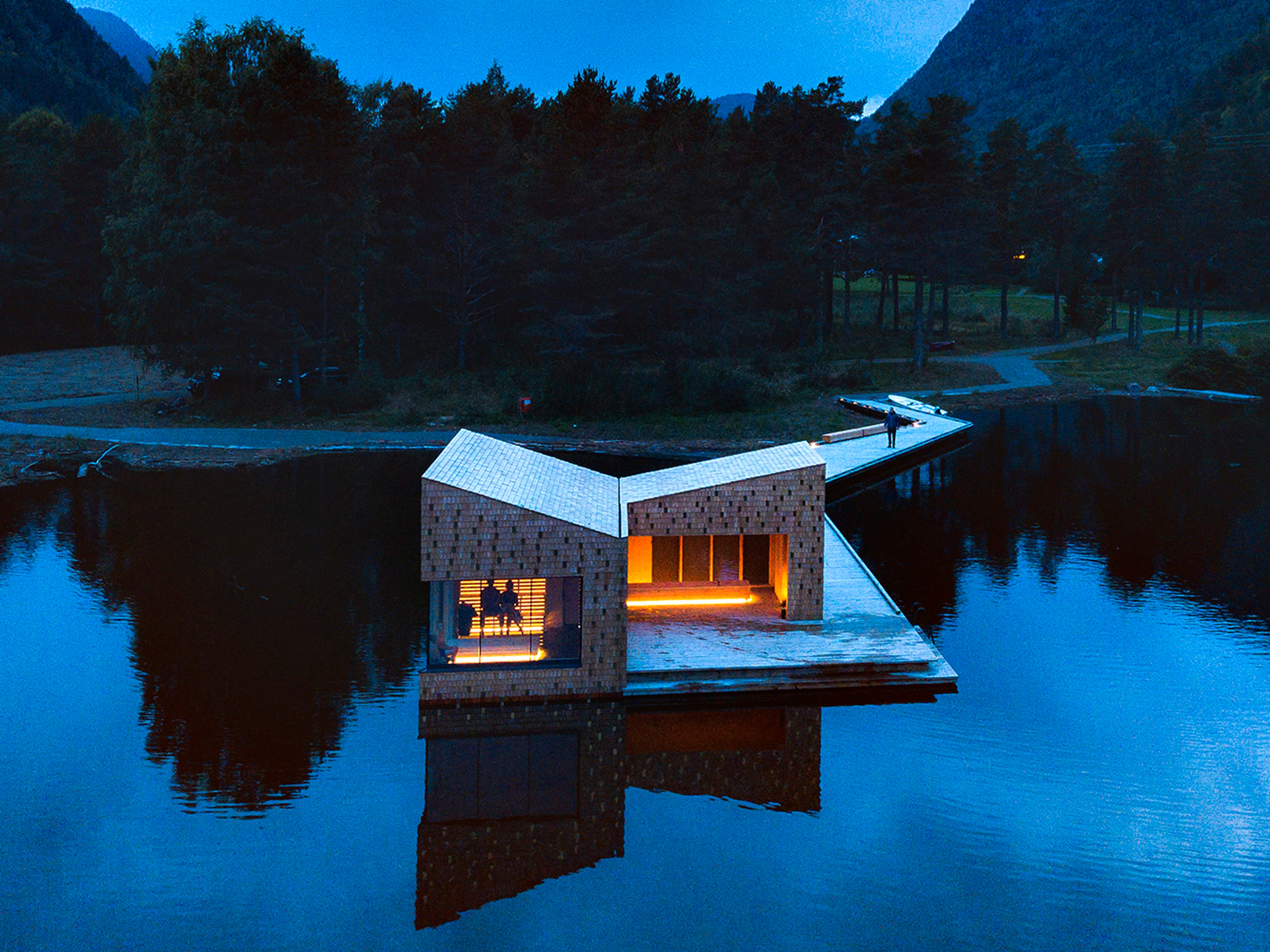 The Soria Moria Sauna in Telemark, Eastern Norway