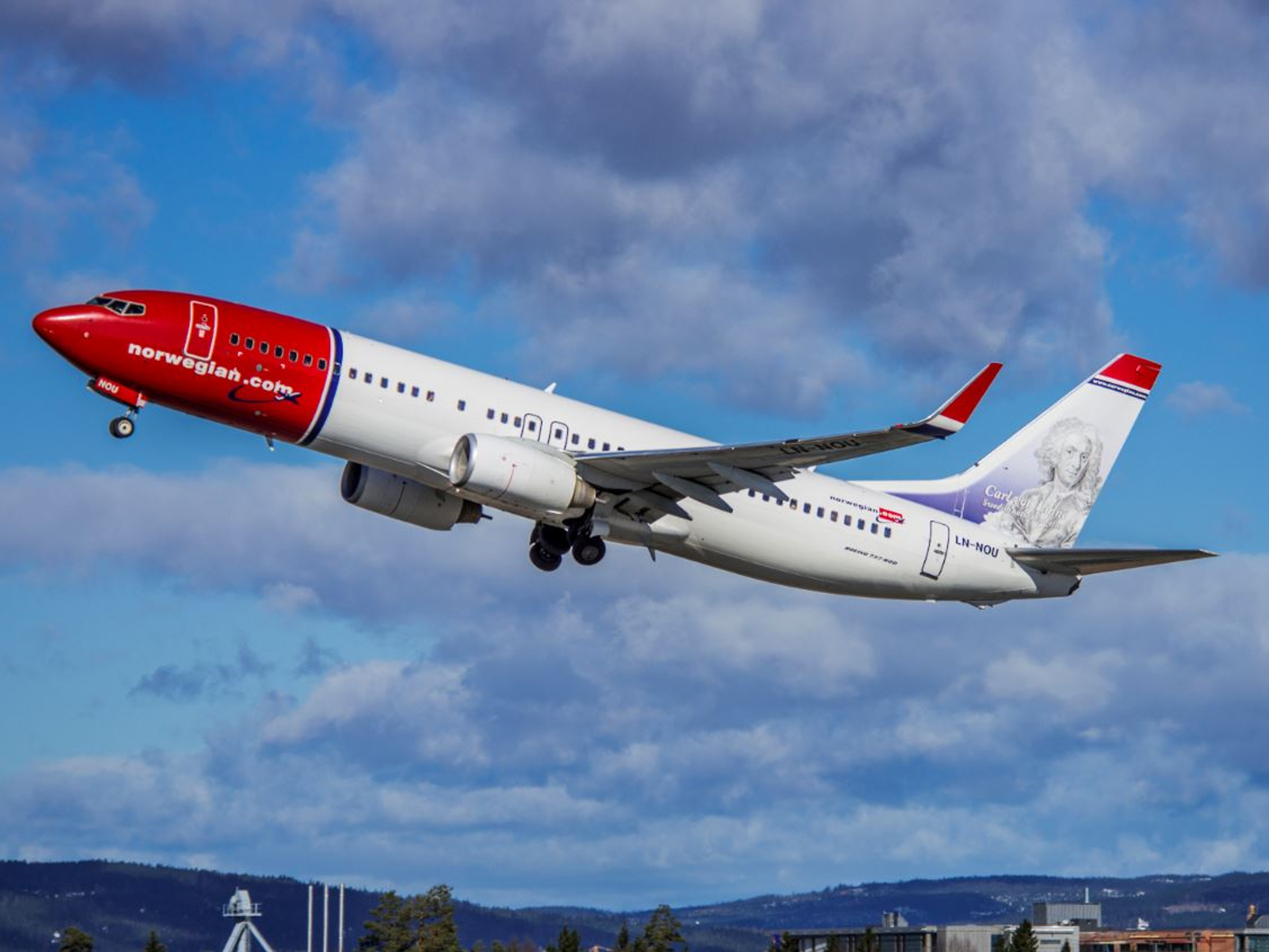 Norwegian plane