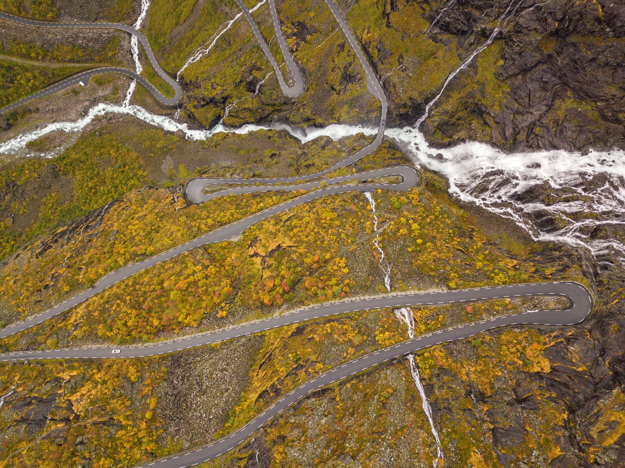 Trollstigen in Åndalsnes, Fjord Norway