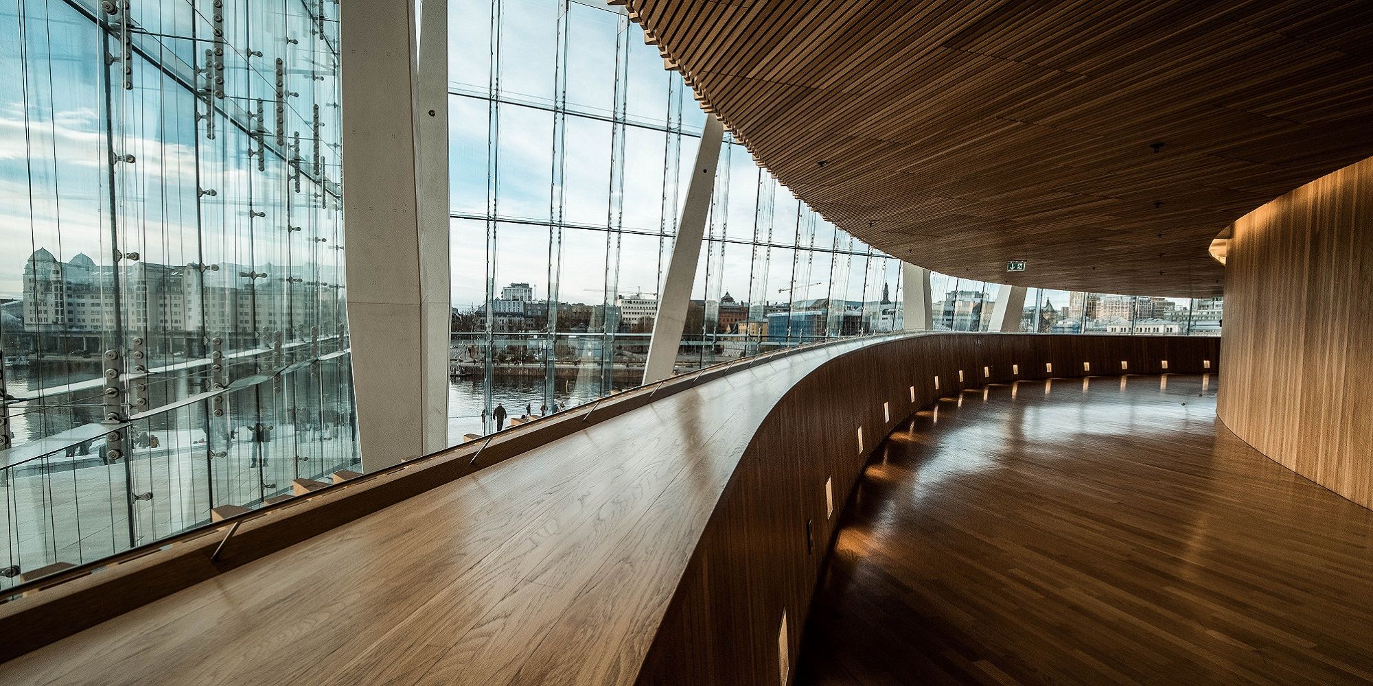 Interior of the Oslo Opera House, Norway