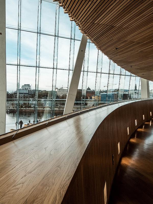 Interior of the Oslo Opera House, Norway
