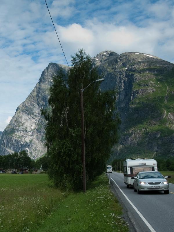 Trollveggen camping, one of Norway’s top 10 camping sites for caravans and motorhomes