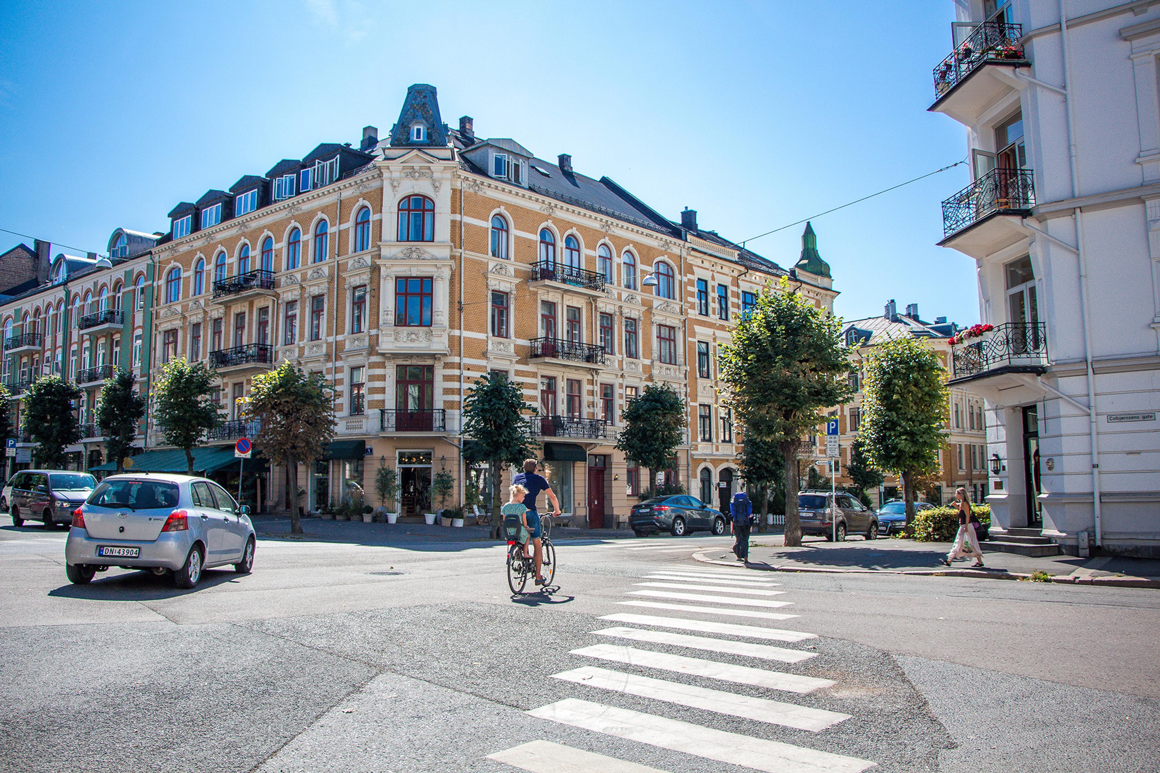 The neighbourhood Frogner in Oslo, Eastern Norway