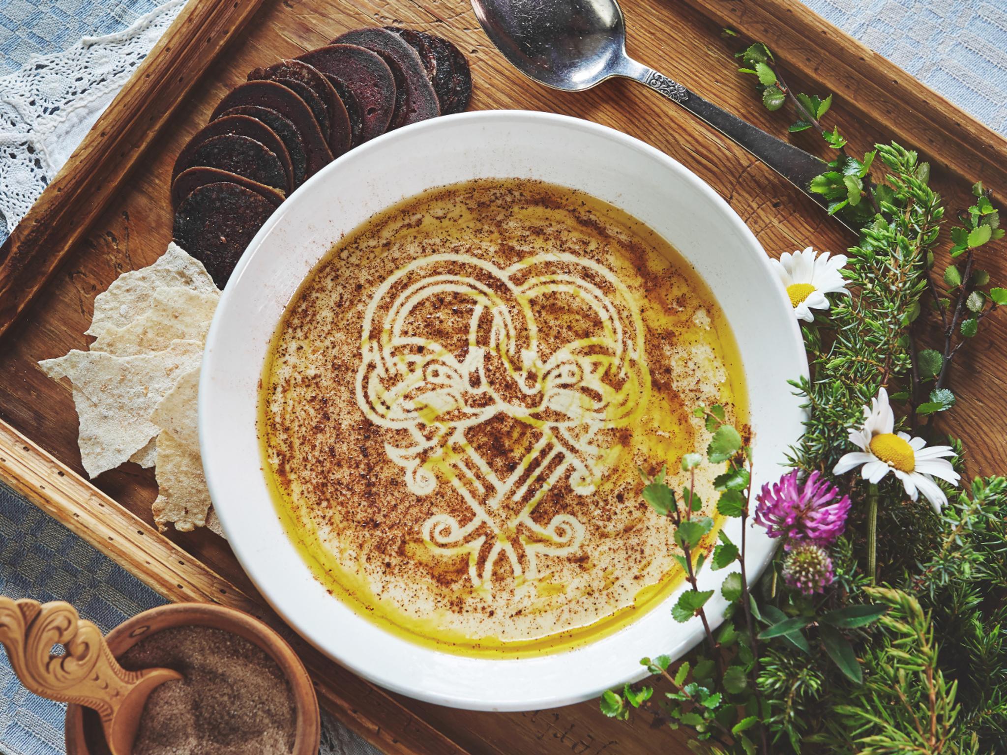 Sour cream porridge from Valdres