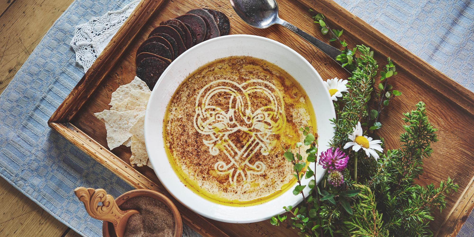 Sour cream porridge from Valdres