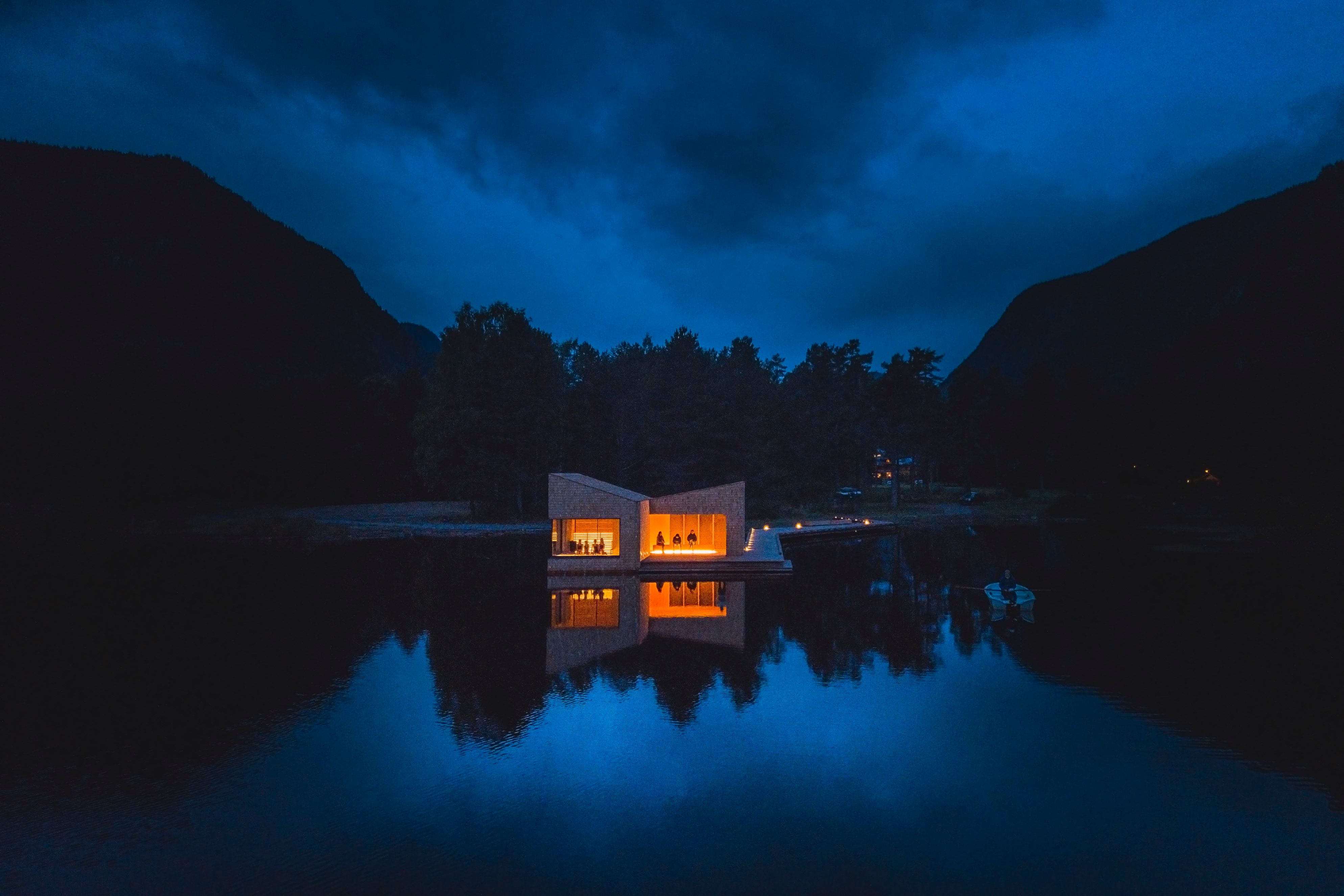 The sauna Soria Moria in Telemark, Eastern Norway
