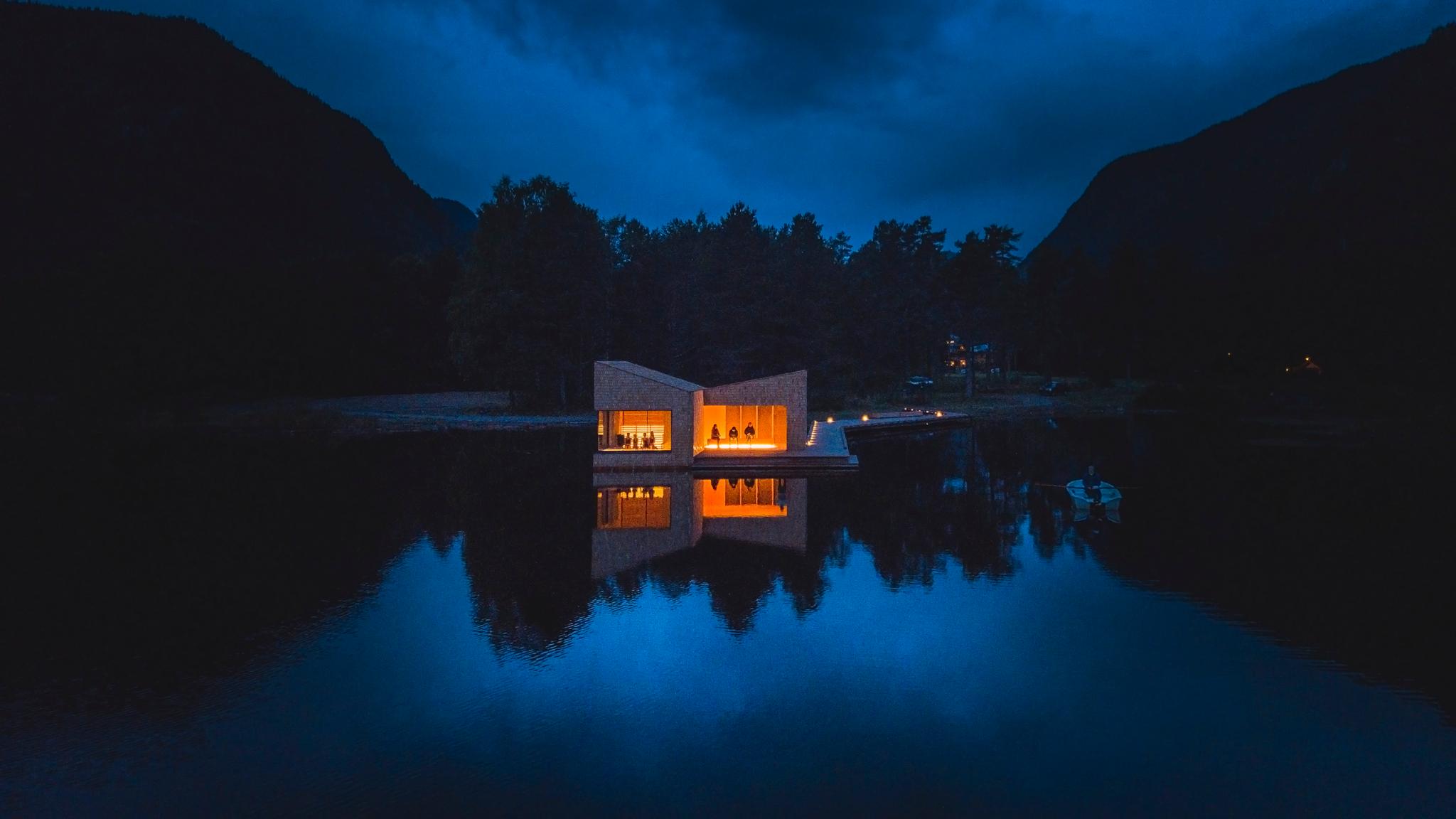 The sauna Soria Moria in Telemark, Eastern Norway