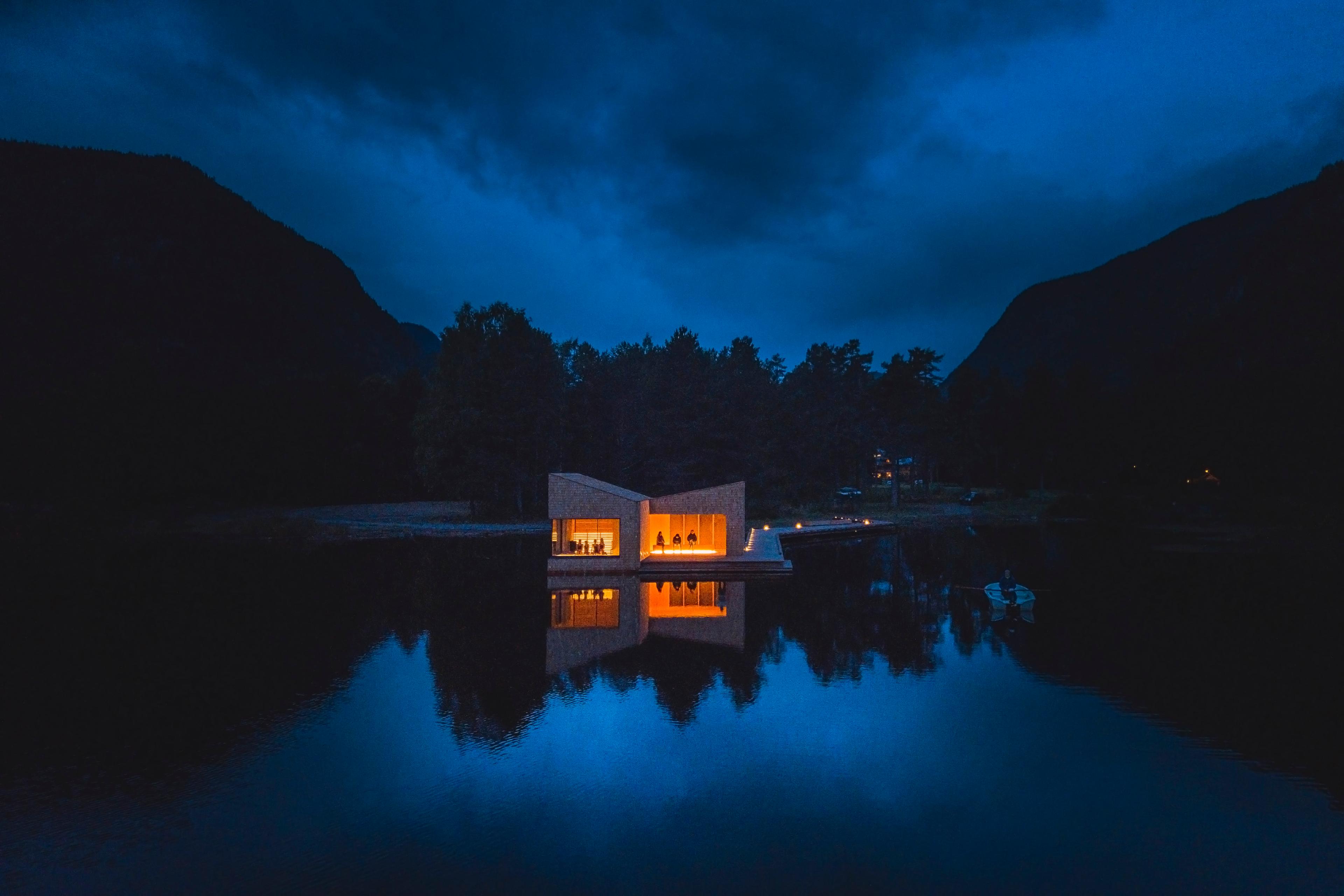 The sauna Soria Moria in Telemark, Eastern Norway