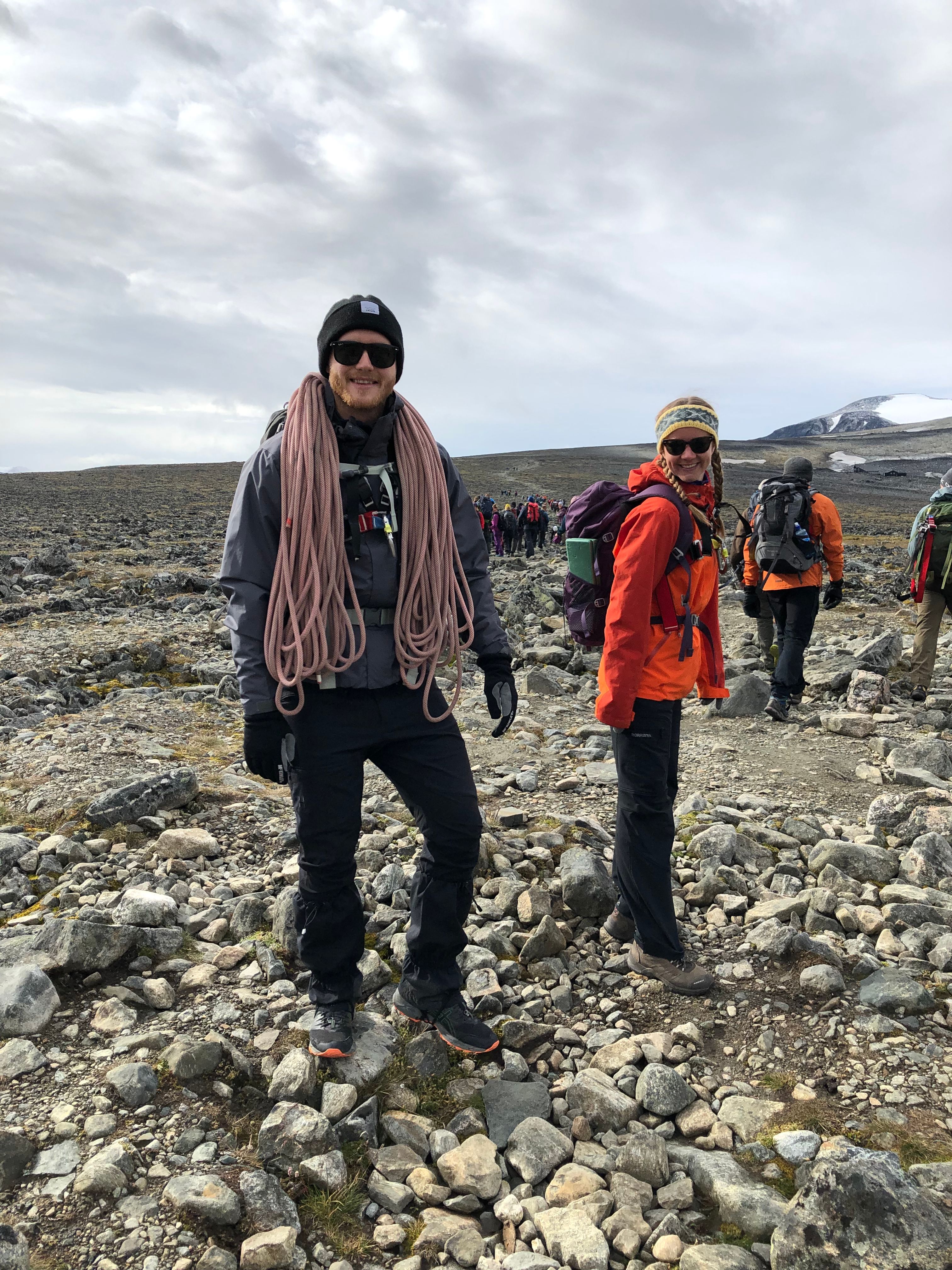 Hiking to Galdhøpiggen from Juvasshytta, Eastern Norway