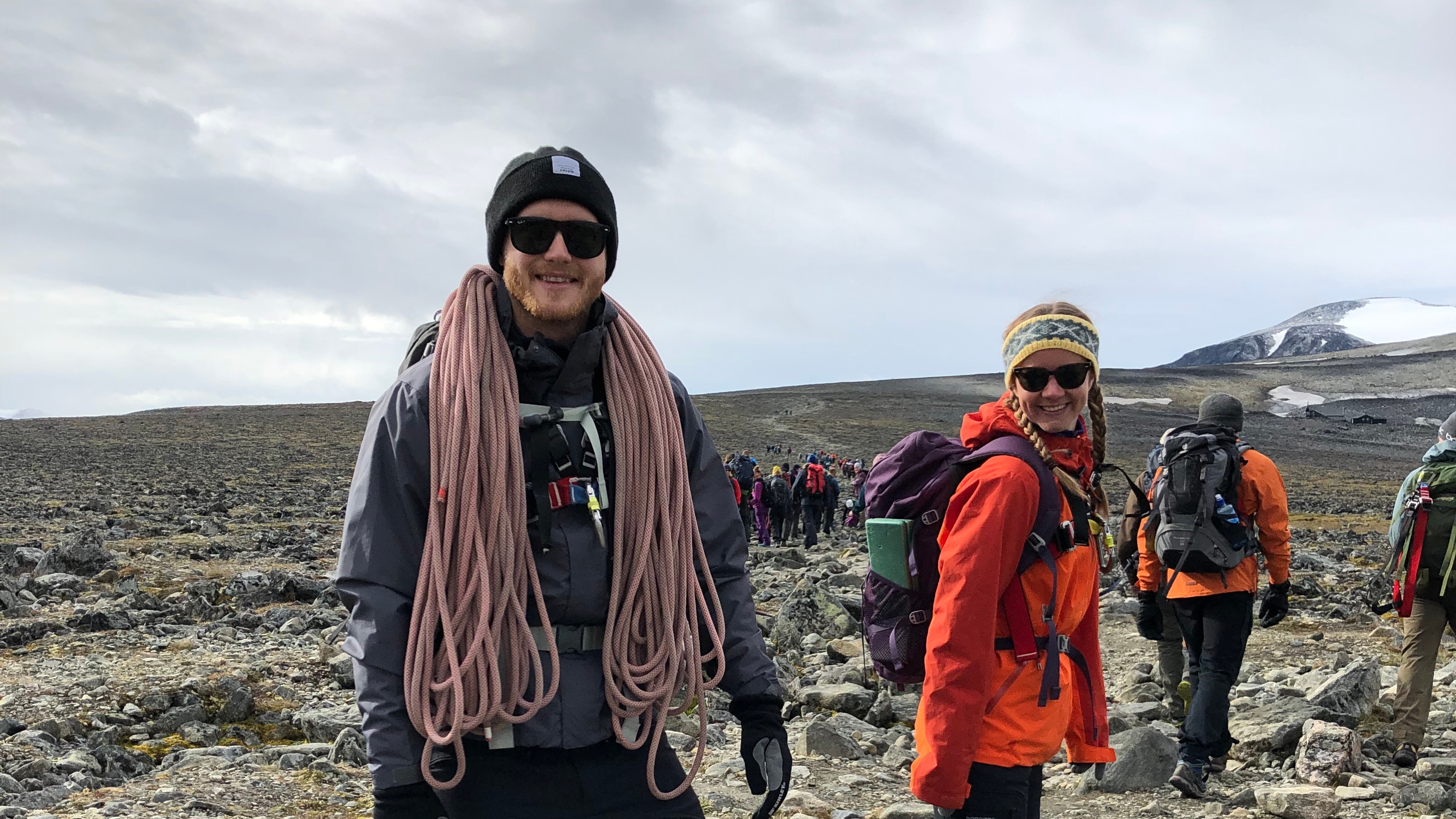 Hiking to Galdhøpiggen from Juvasshytta, Eastern Norway