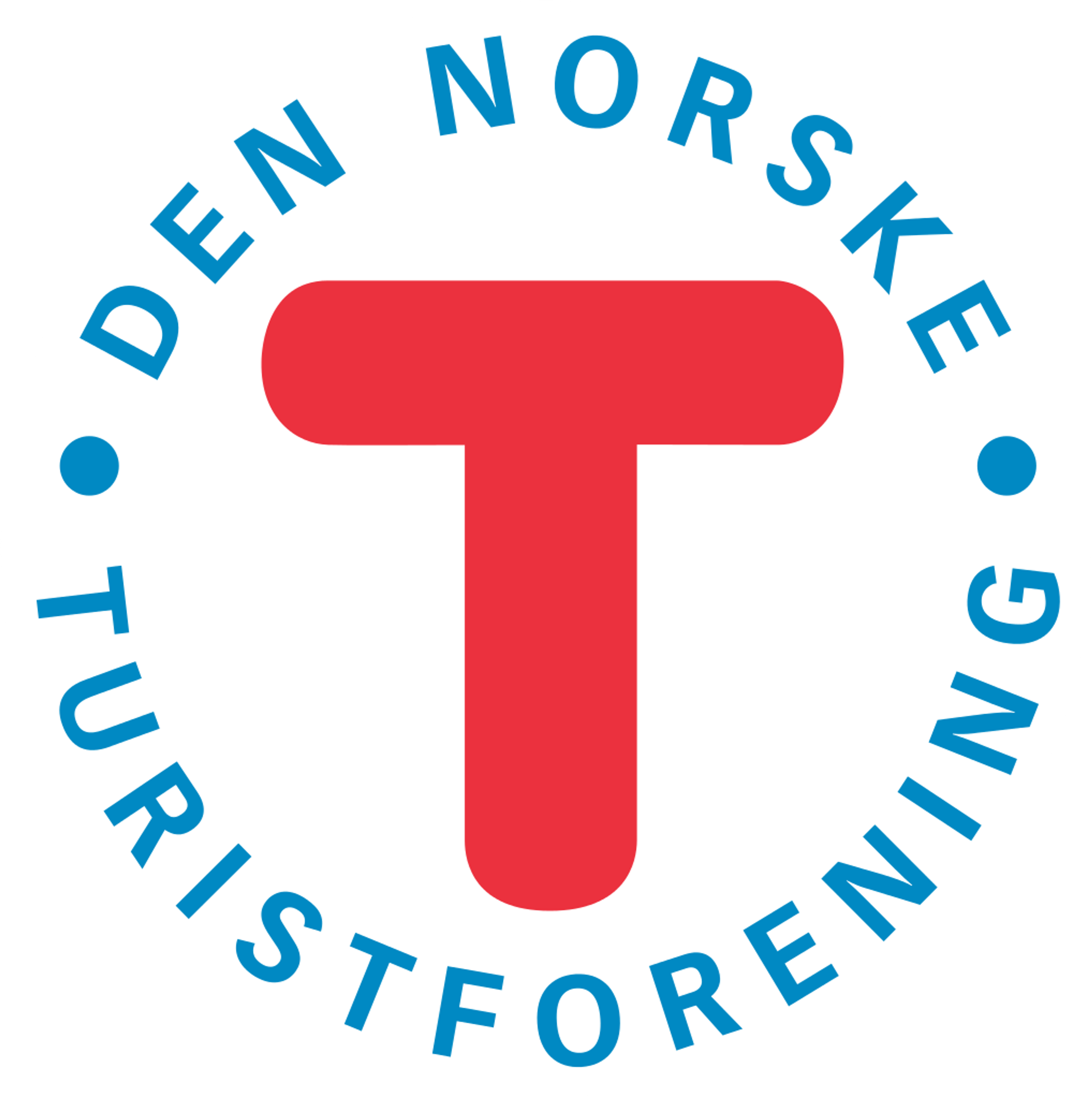The Norwegian Trekking Association (DNT) logo