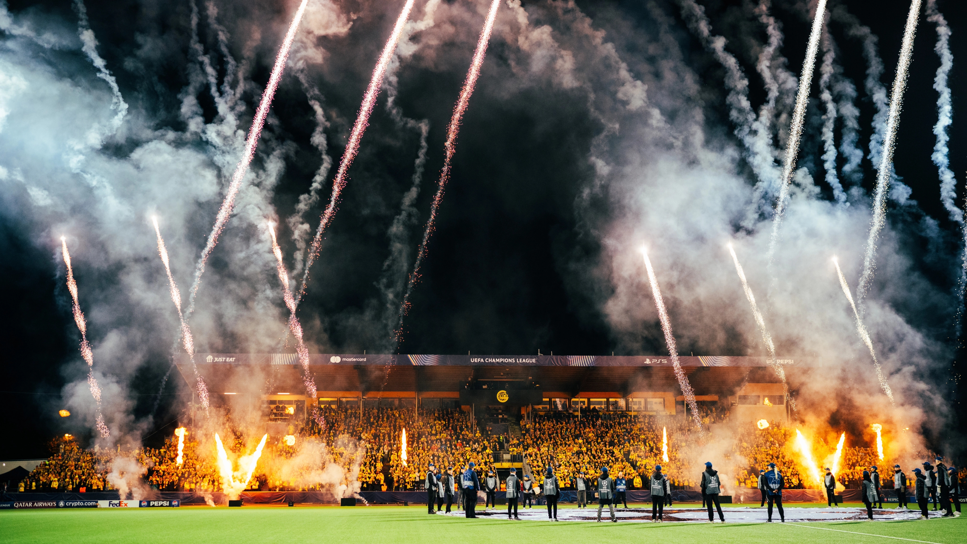 Aspmyra football stadium in Bodø.