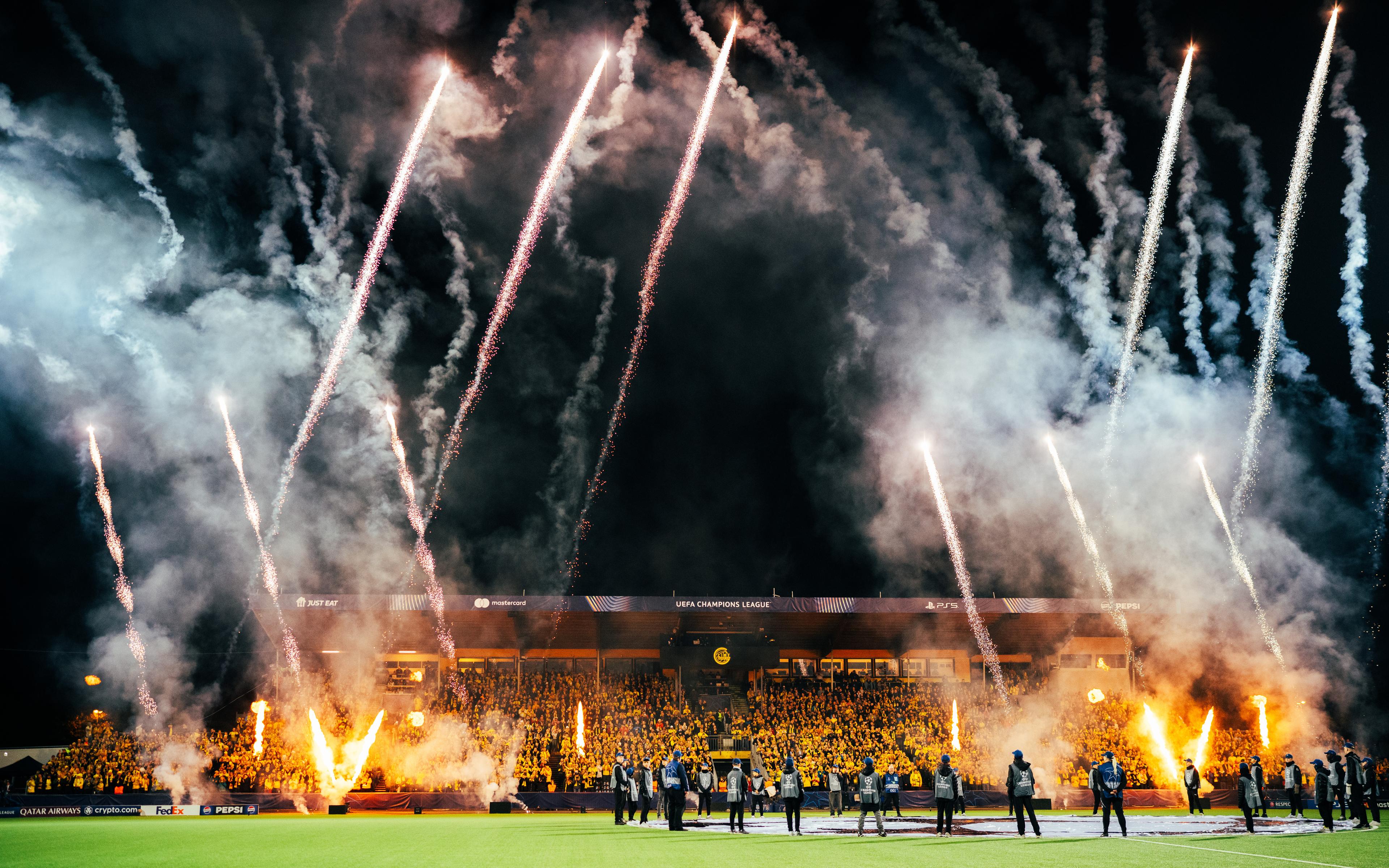 Aspmyra football stadium in Bodø.