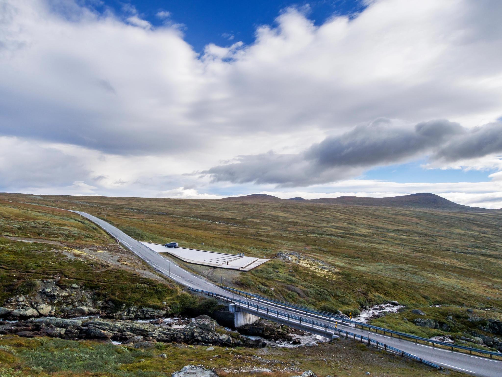 Rupja viewpoin on the National Scenic Route Valdresflye.
