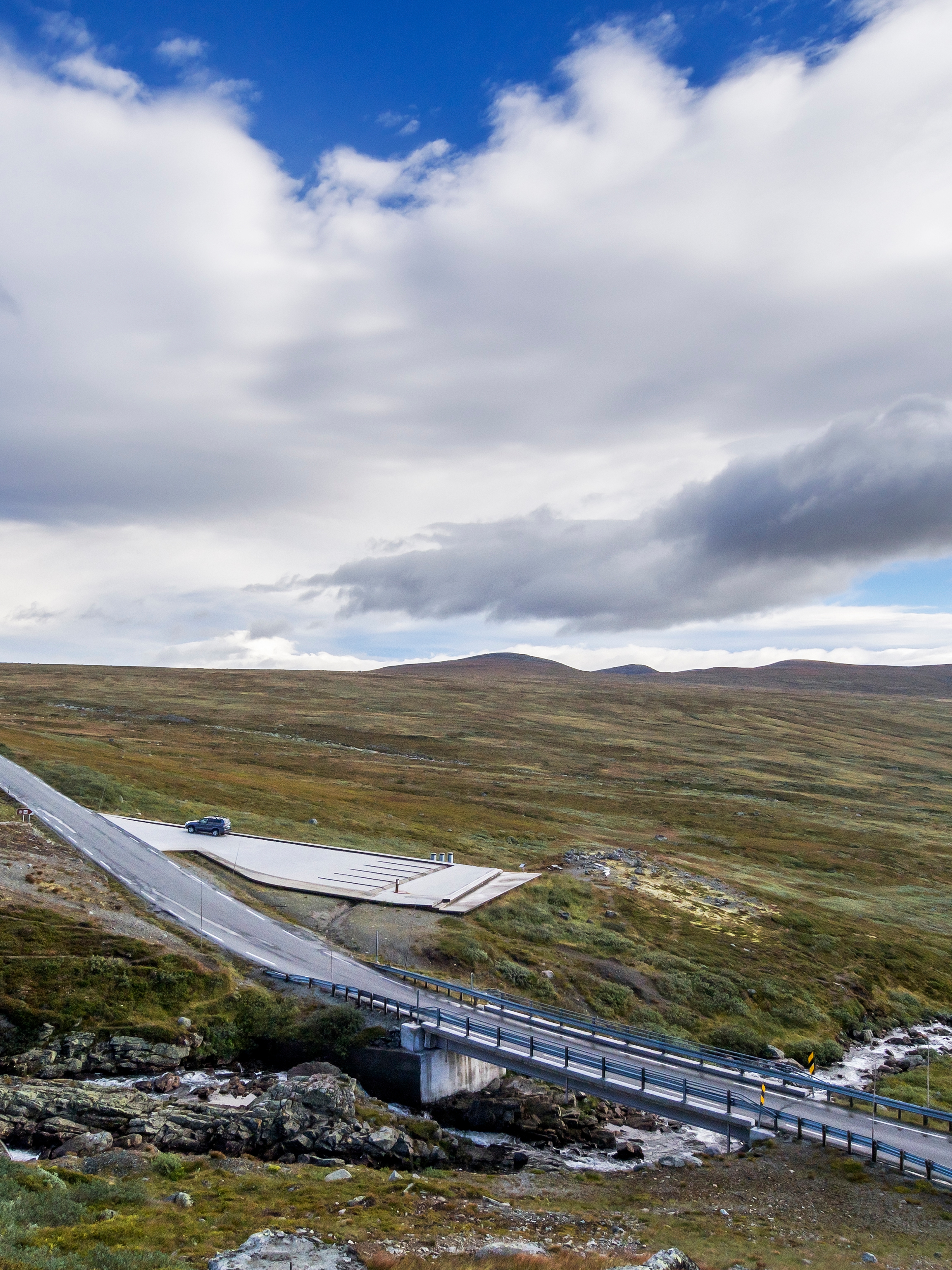 Rupja viewpoin on the National Scenic Route Valdresflye.