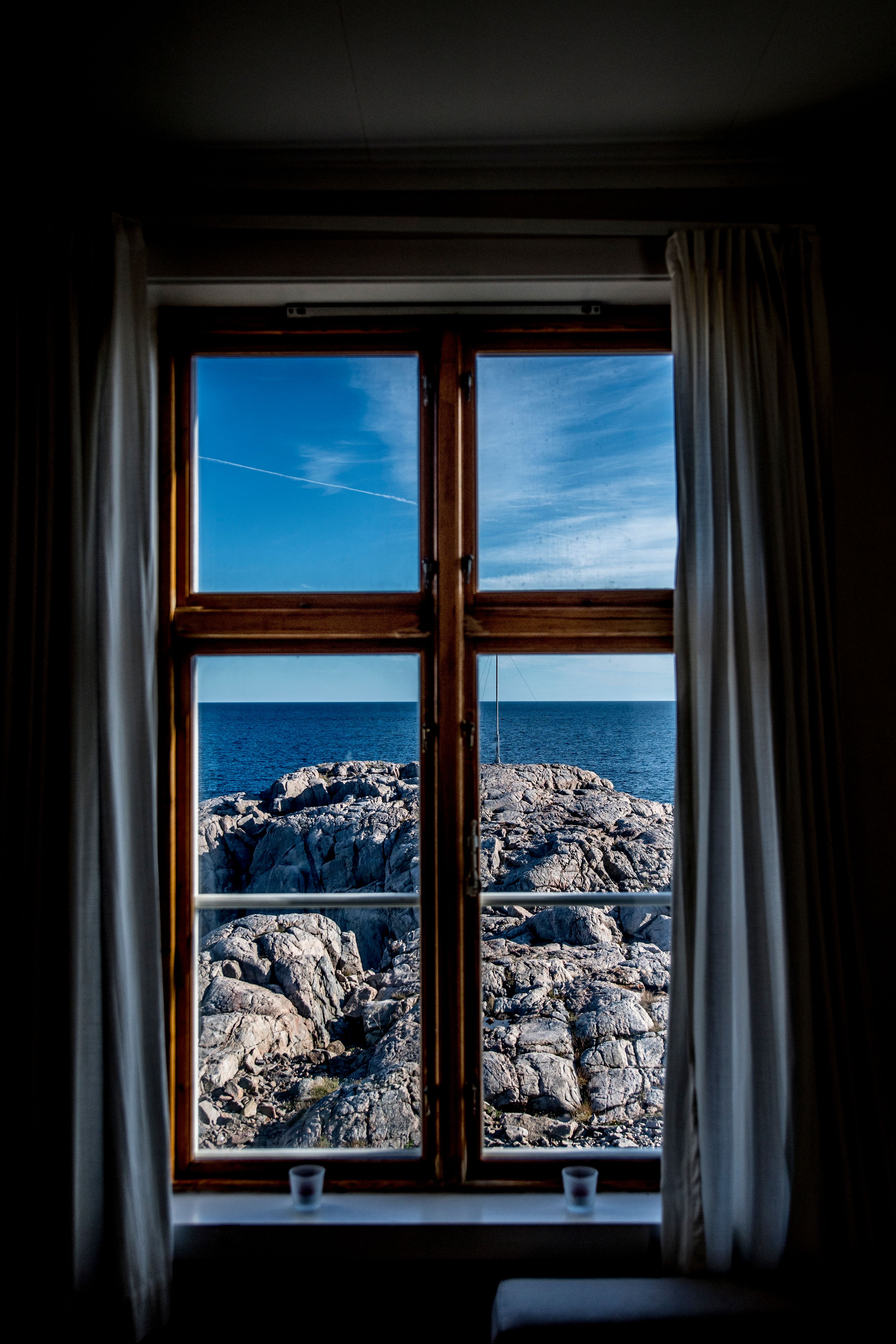 Utsikt fra Lindesnes fyr, Sørlandet, Norge.