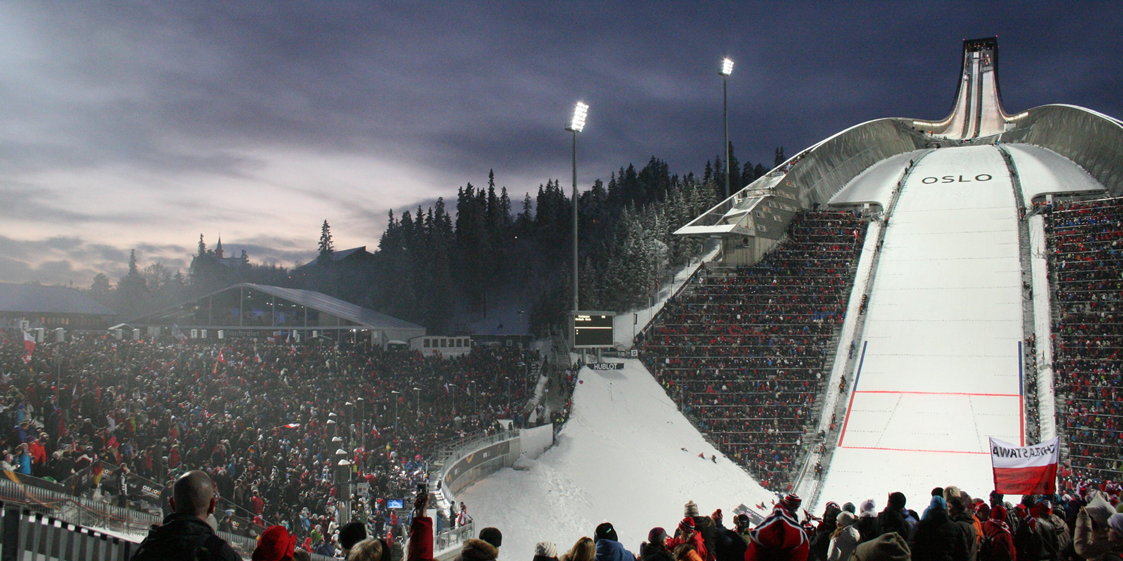Holmenkollen ski jump in Oslo